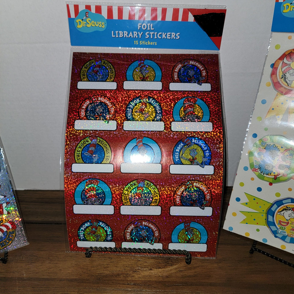 Set of 3 Dr. Seuss Stickers Sets NEW / SEALED