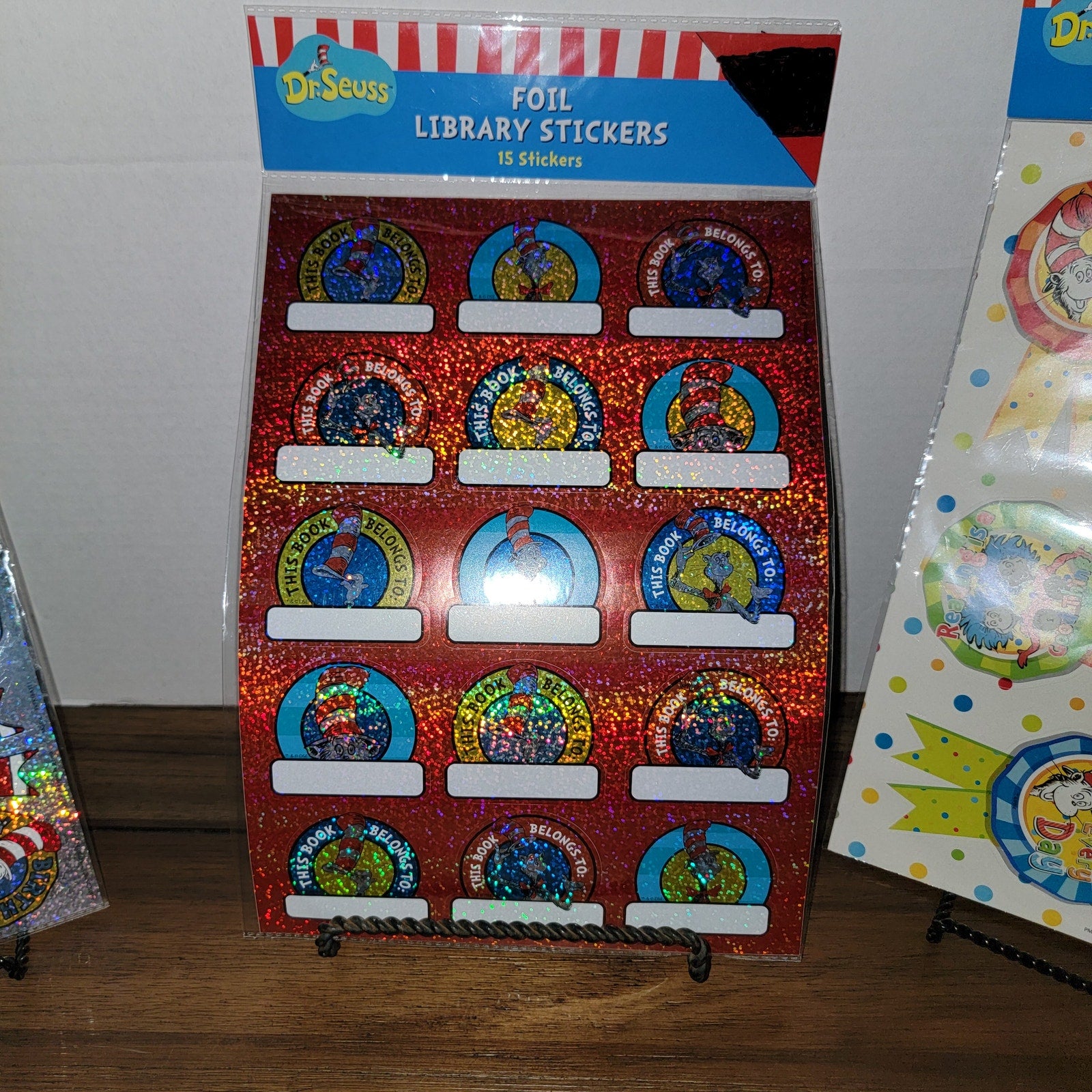 Set of 3 Dr. Seuss Stickers Sets NEW / SEALED