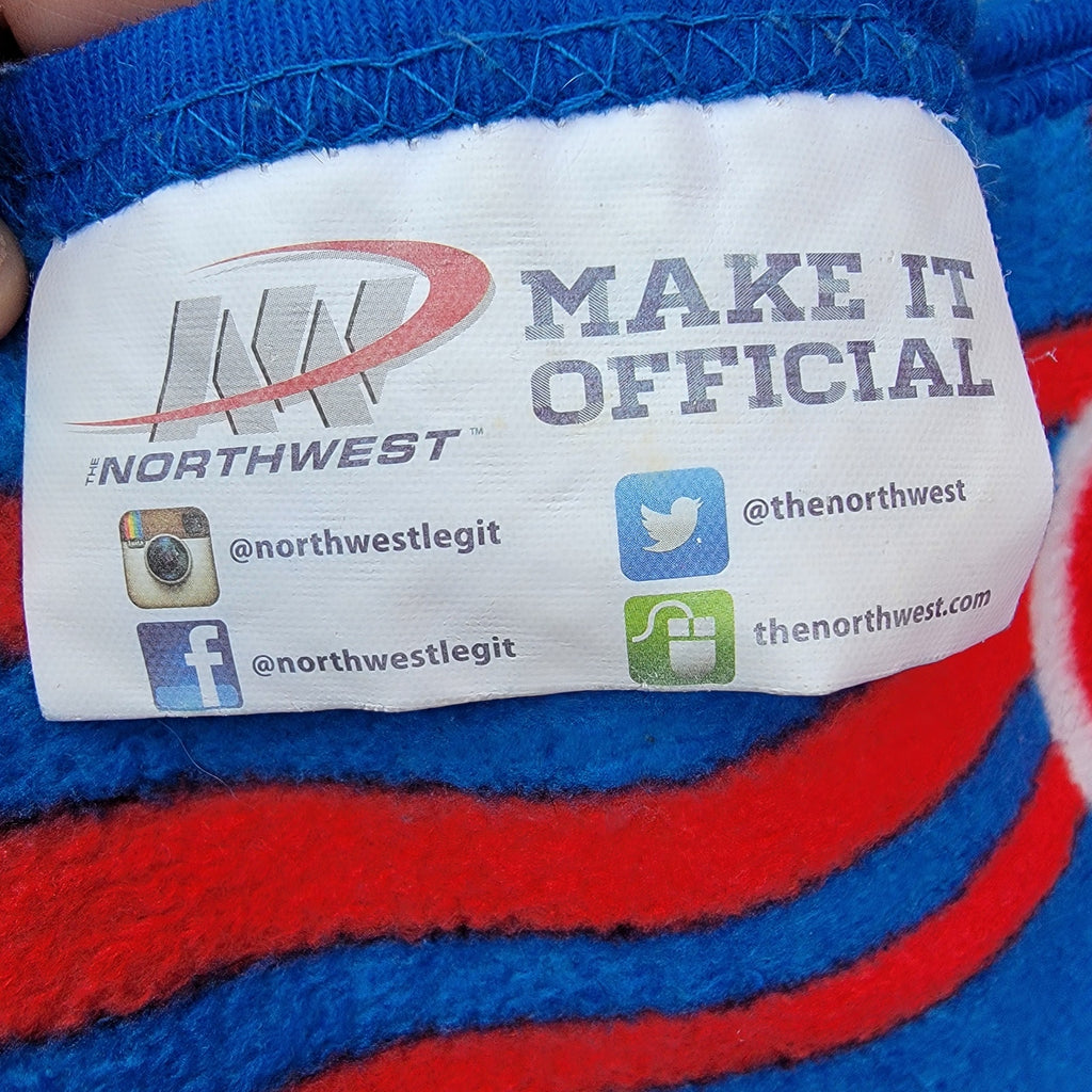 University Of Kansas Jayhawks Blue & Red Fleece Throw - 57" x 68"
