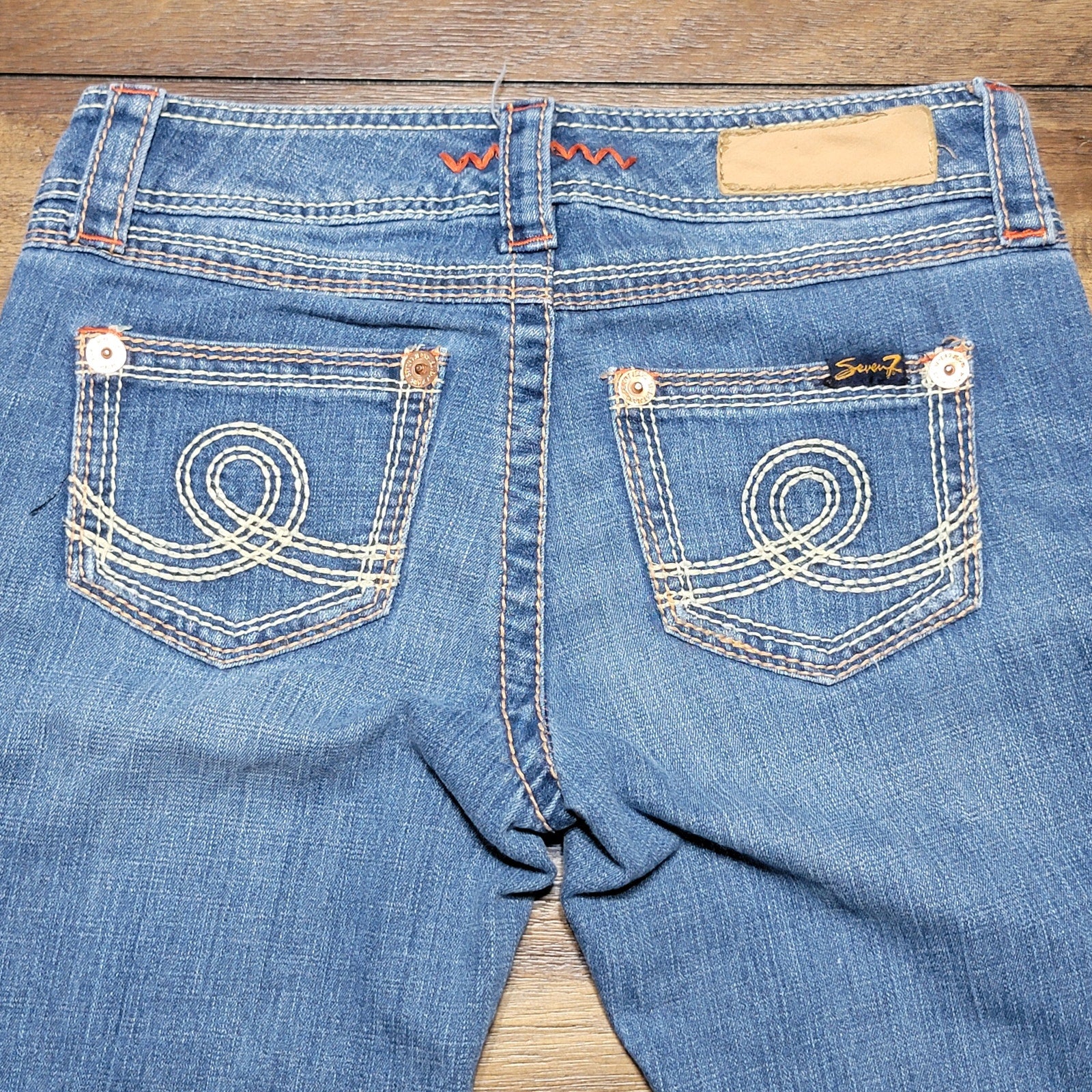 Seven7 Boot Cut Denim Jeans - Size 2 Petite