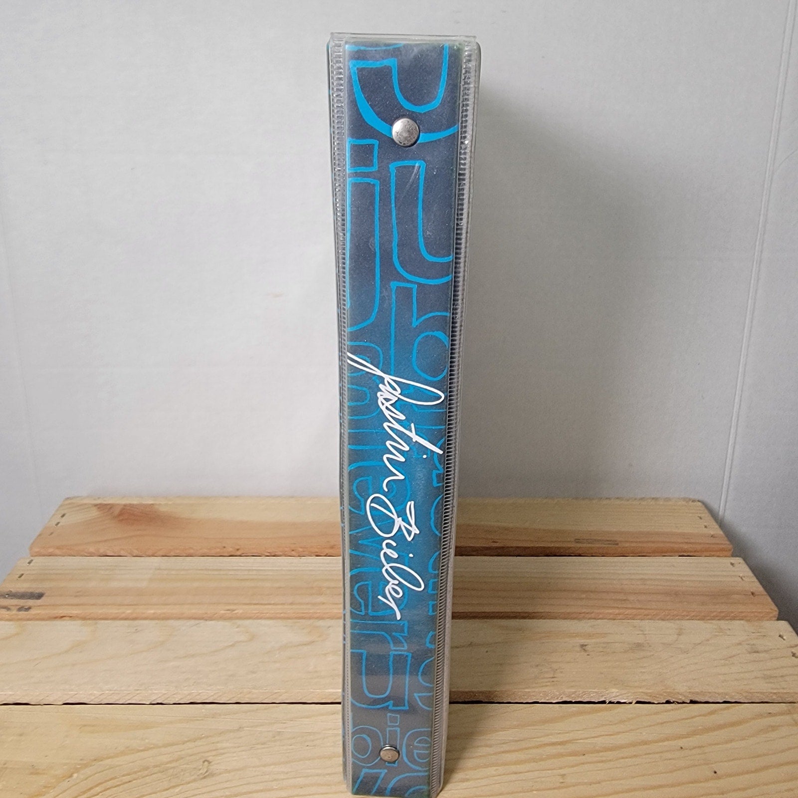 Justin Bieber Blue Binder w/ Dividers & Journal
