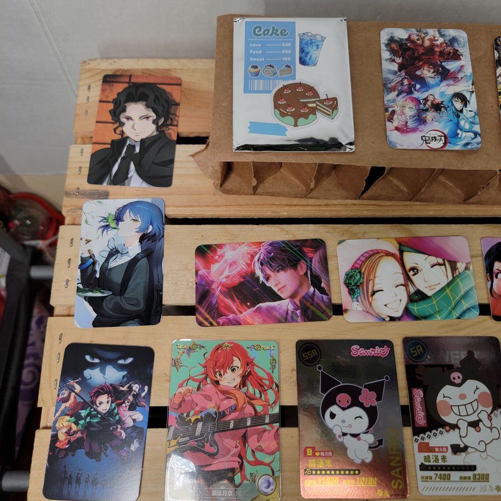 Set of 15 Random Collectible Anime Cards