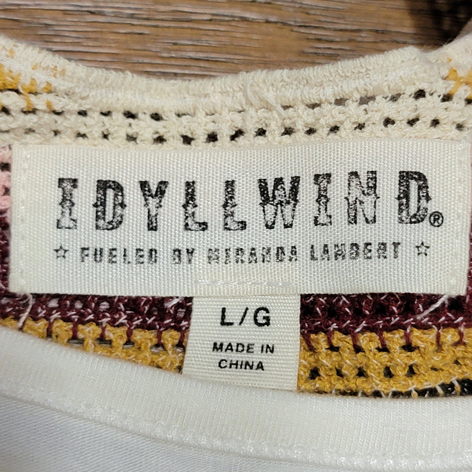Idyllwind Women's Chilli Havana Nights Crochet Fringe Dress - Size Junior Large