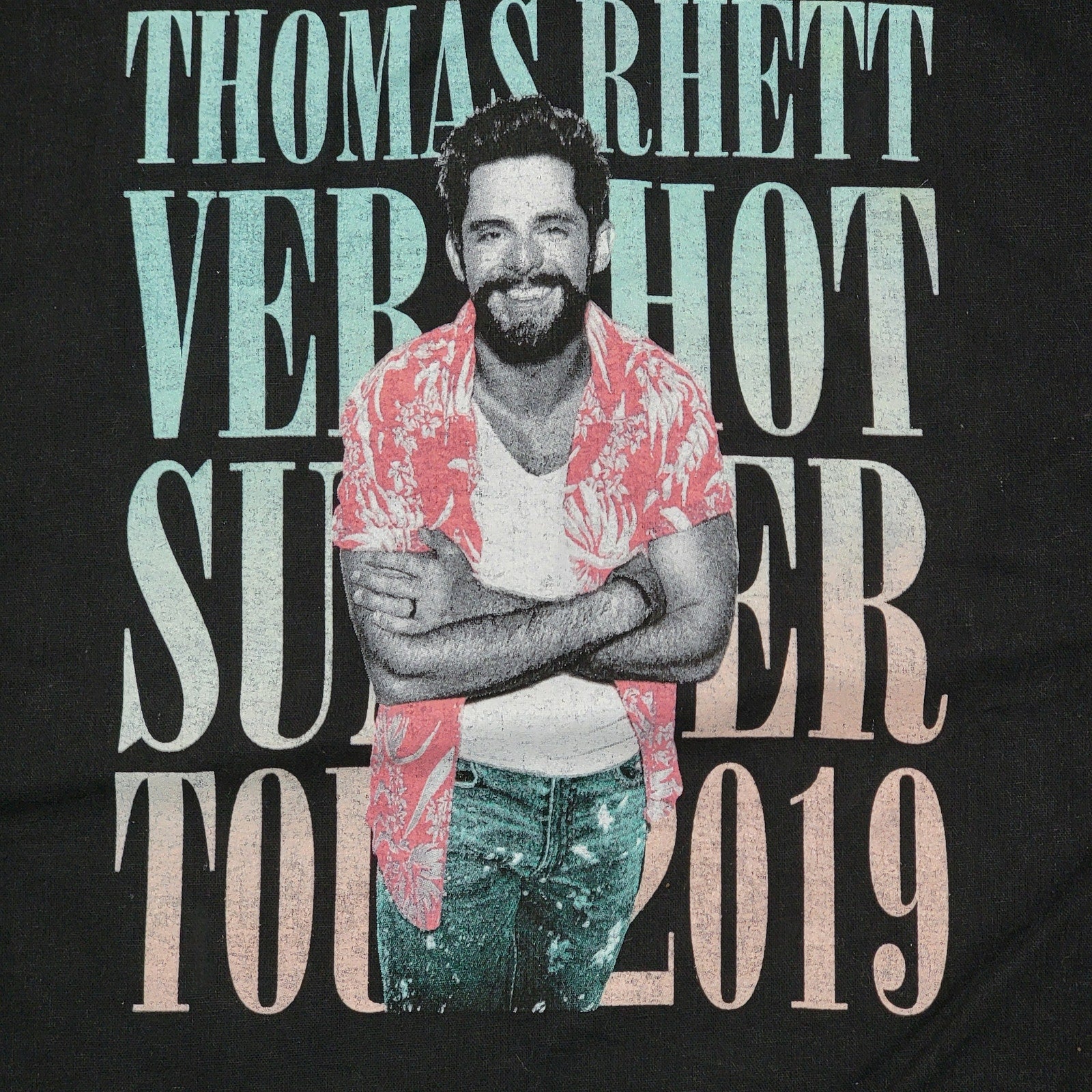 Thomas Rhett "Very Hot Summer" Tour 2019 Black Cloth Tote
