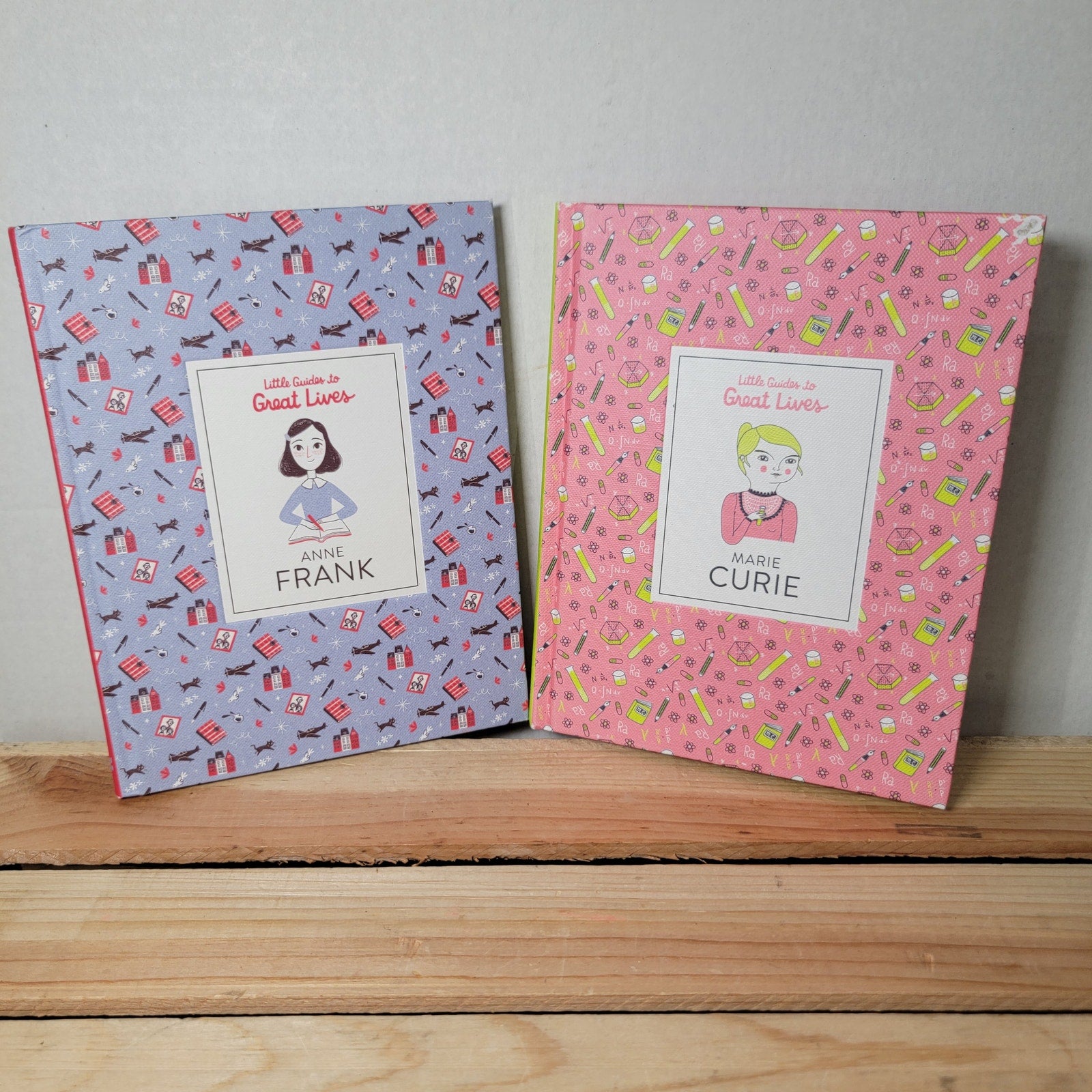 Set of 2 Little Guides To Great Lives: Marie Curie & Anne Frank
