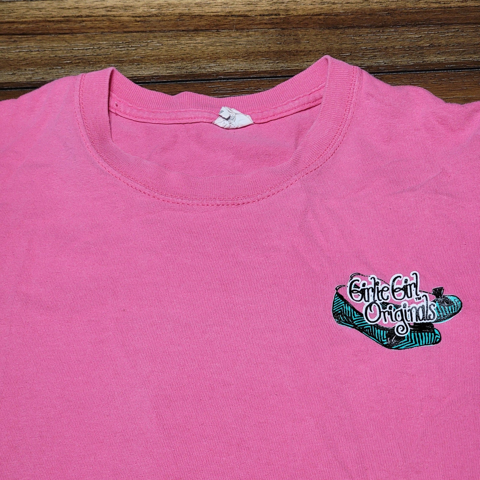 Girlie Girl Originals Pink Tee "I Like My Money..." - Size Large