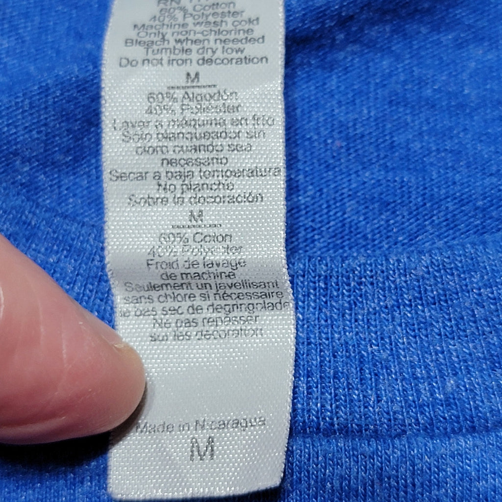 Next Level Apparel Blue Unisex Tee "Reagan Bush '84" - Size Medium