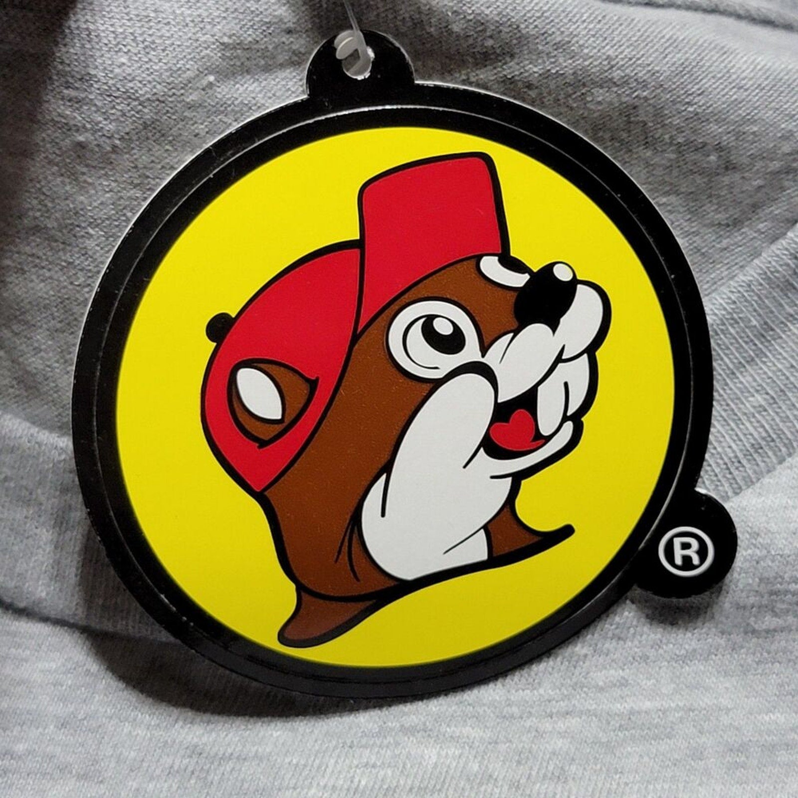 Buc-ee's Graphic SS Grey Unisex Tee "Greetings From Texas" - Size Small NWT