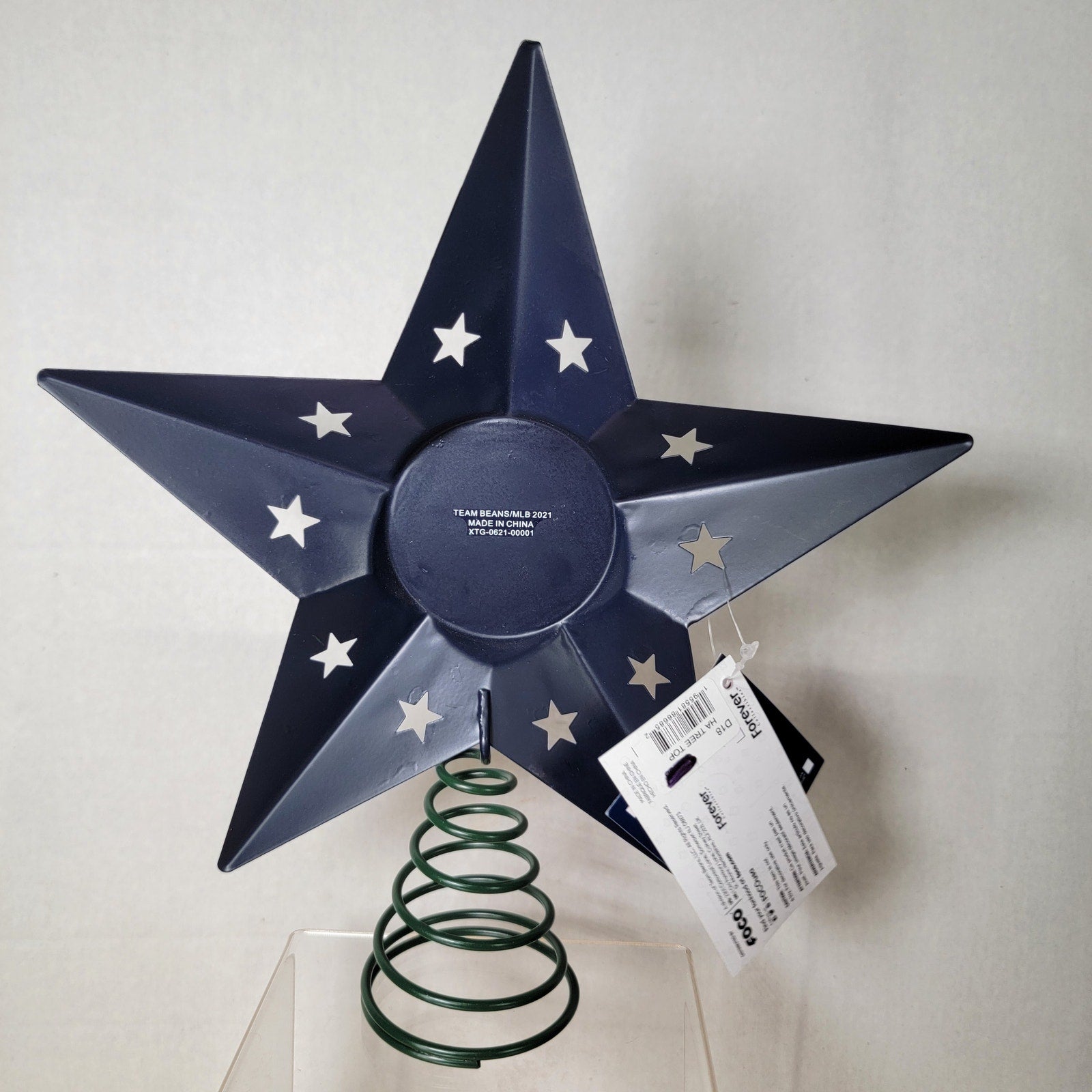 MLB Houston Astros Christmas Tree Star Topper - NWT