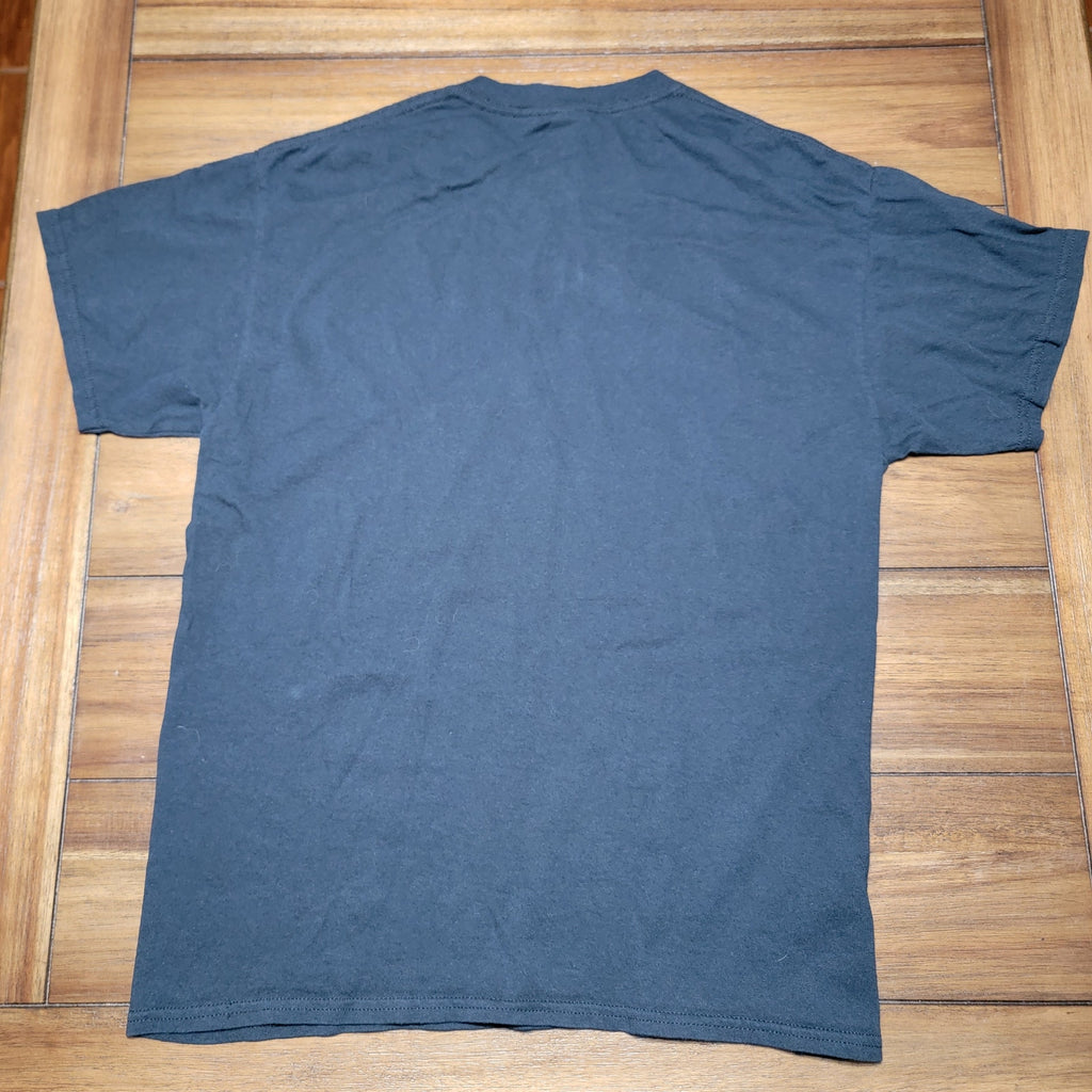 Junior Brown Black Unisex Tee (Gildan) "An American Original" - Size Large