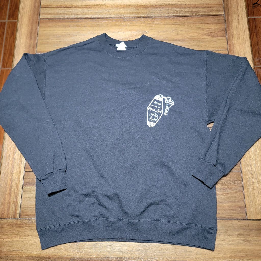 Hard Luck Pullover Unisex Sweatshirt Slot Machine & Hotel Key - Size Large