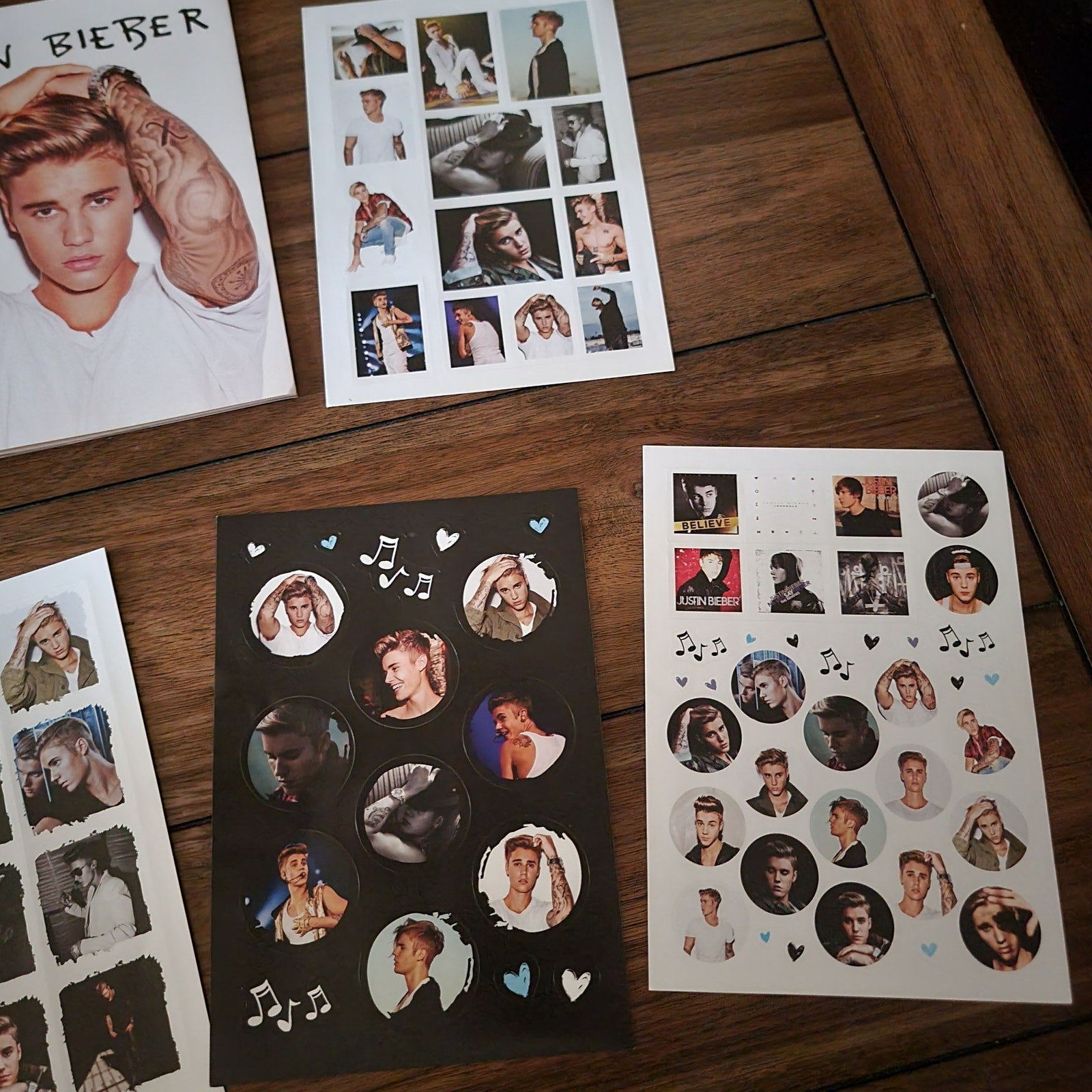 2016 Official Justin Bieber Fan Pack Tin - NEW, Opened.