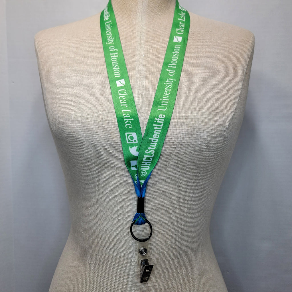 Set of 2 UHCL Lanyards (1 Embroidered)