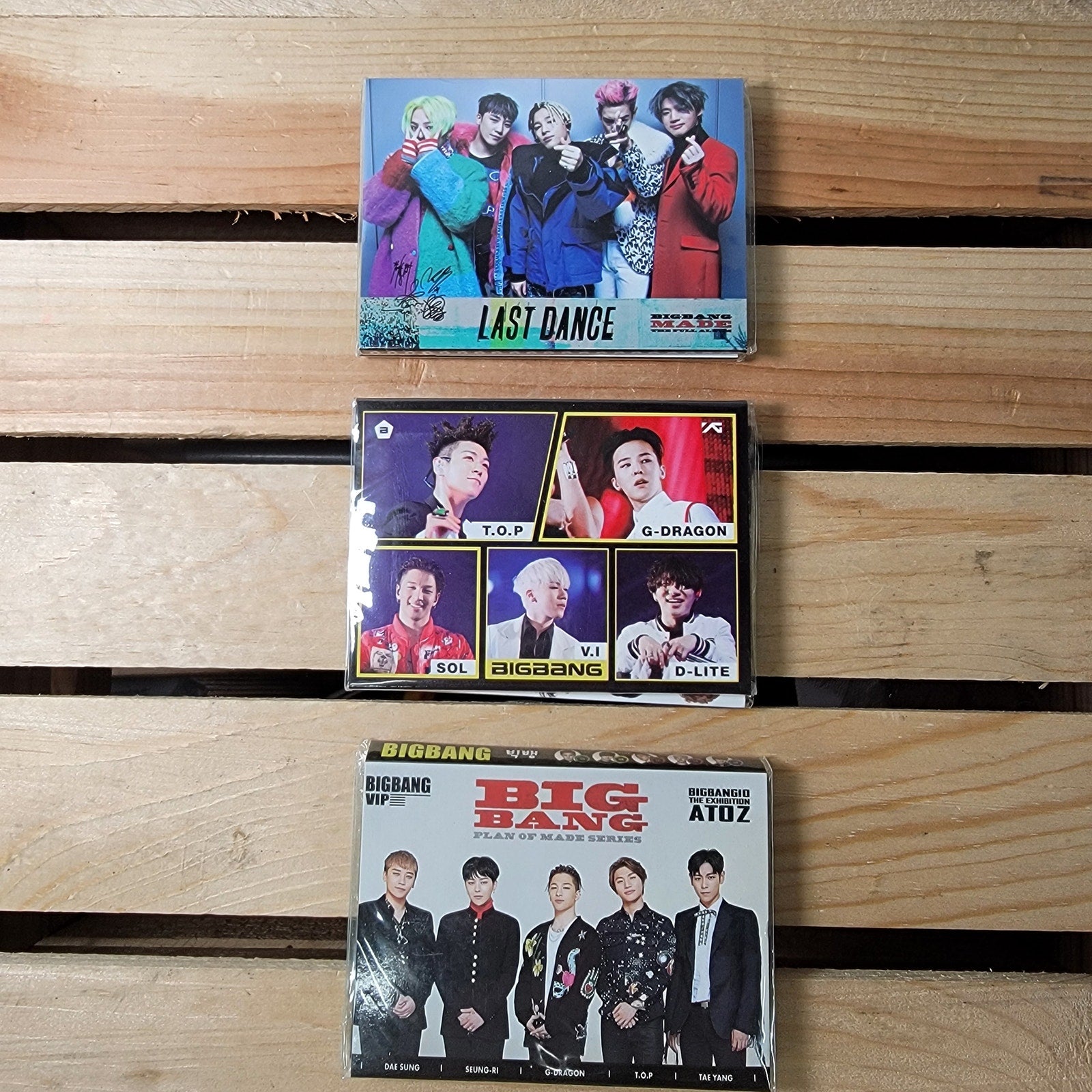 Set of 3 BigBang Photocard Memo Set - NEW
