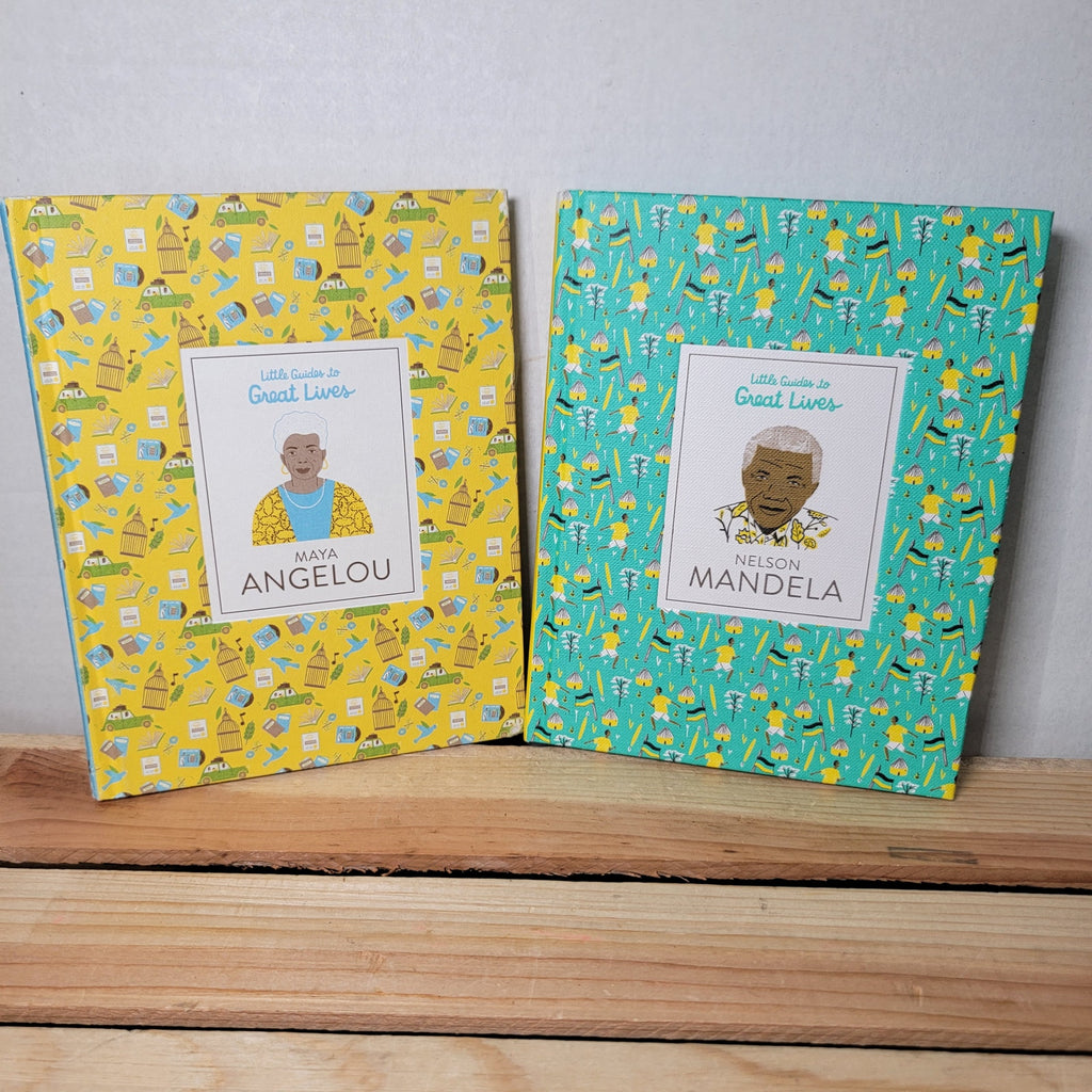 Set of 2 Little Guides To Great Lives: Nelson Mandela & Maya Angelou