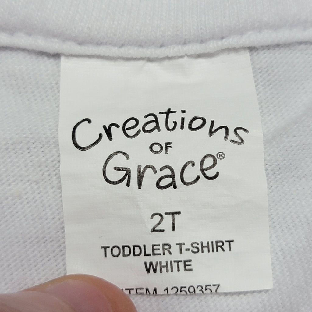 Creations Of Grace Toddler Easter Tee "Big Hoppa" - Size 2T