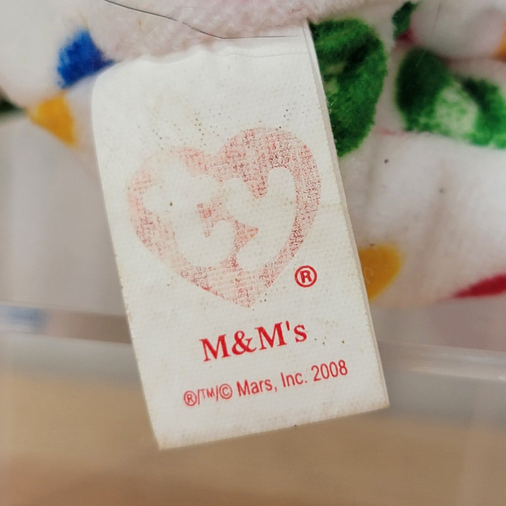 TY Beanie Baby M&M's the Bear Multicolored Version (Walgreen's Exclusive)