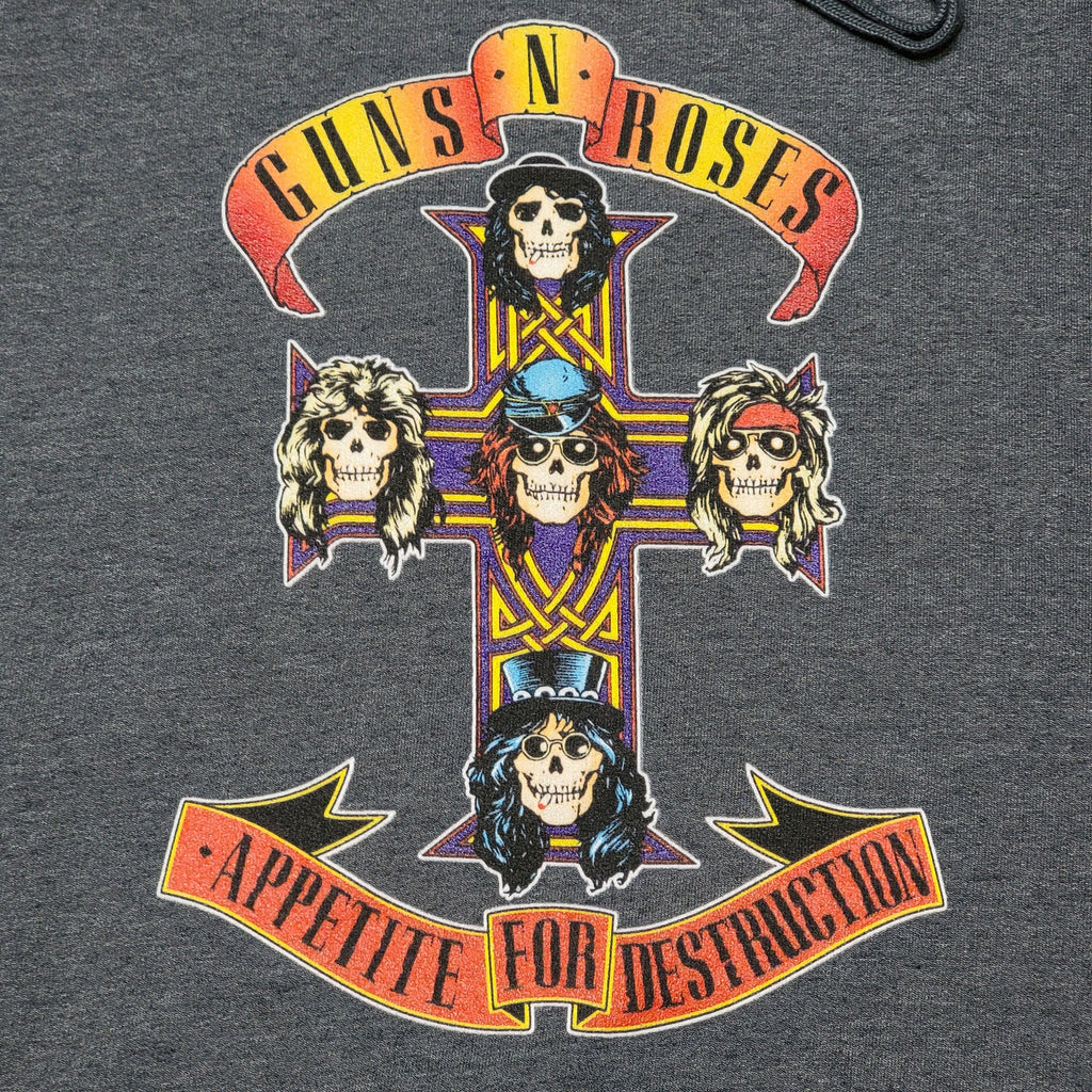 Guns N Roses Pullover Unisex Hoodie "Appetite For Destruction" - Size Large