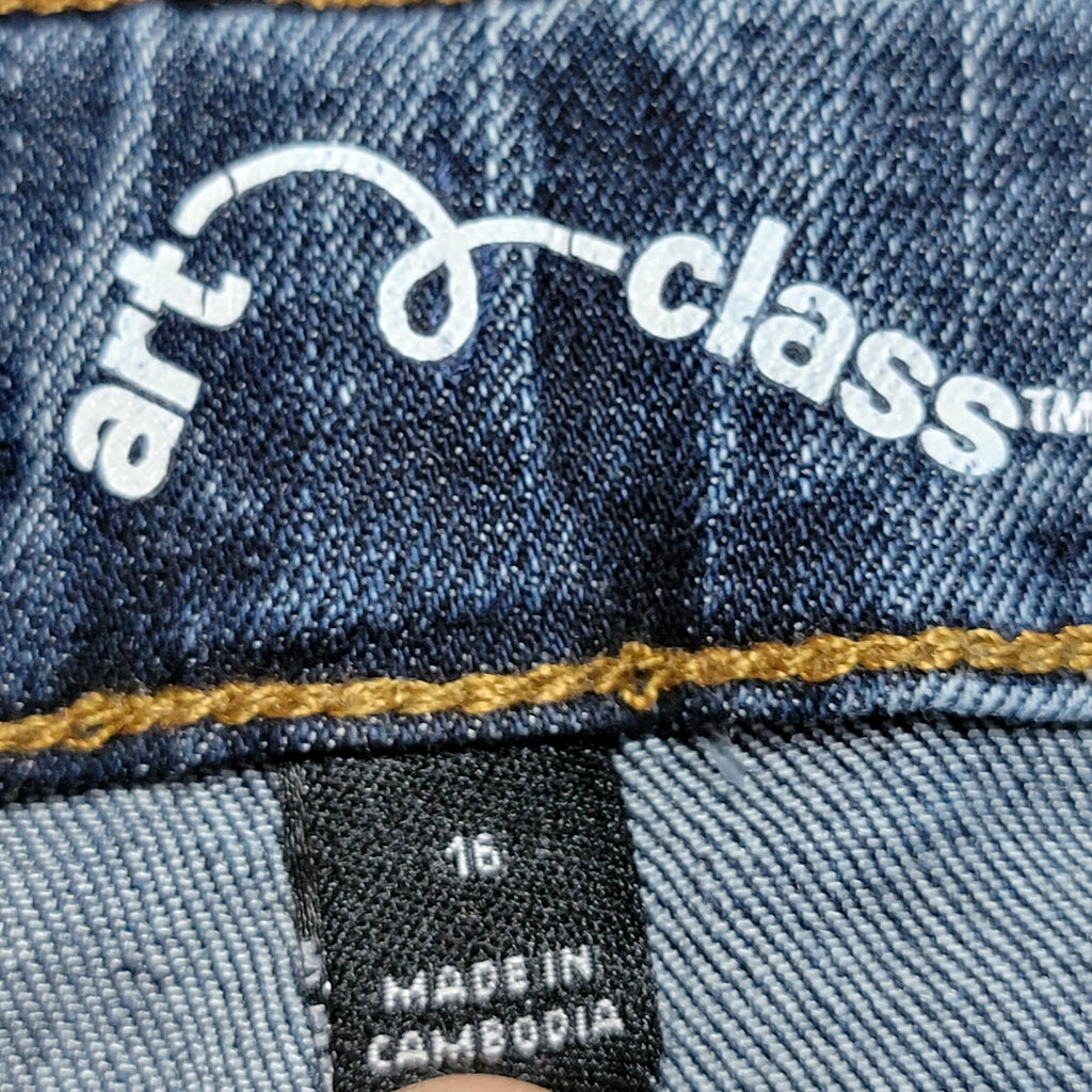 Art Class Girls Flared Denim Jeans - Size 16