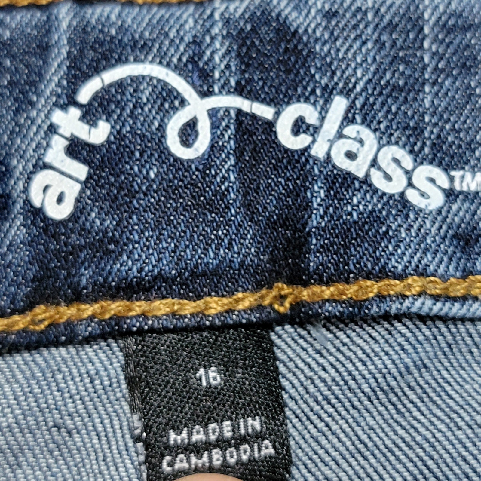 Art Class Girls Flared Denim Jeans - Size 16