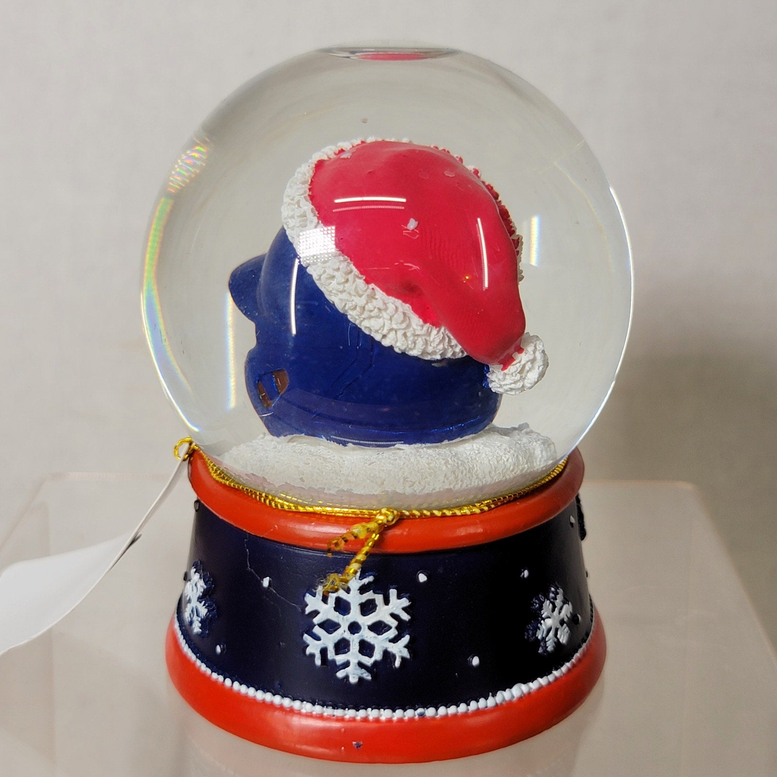 MLB Houston Astros Christmas Snow Globe Helmet w/ Santa Hat - NWT