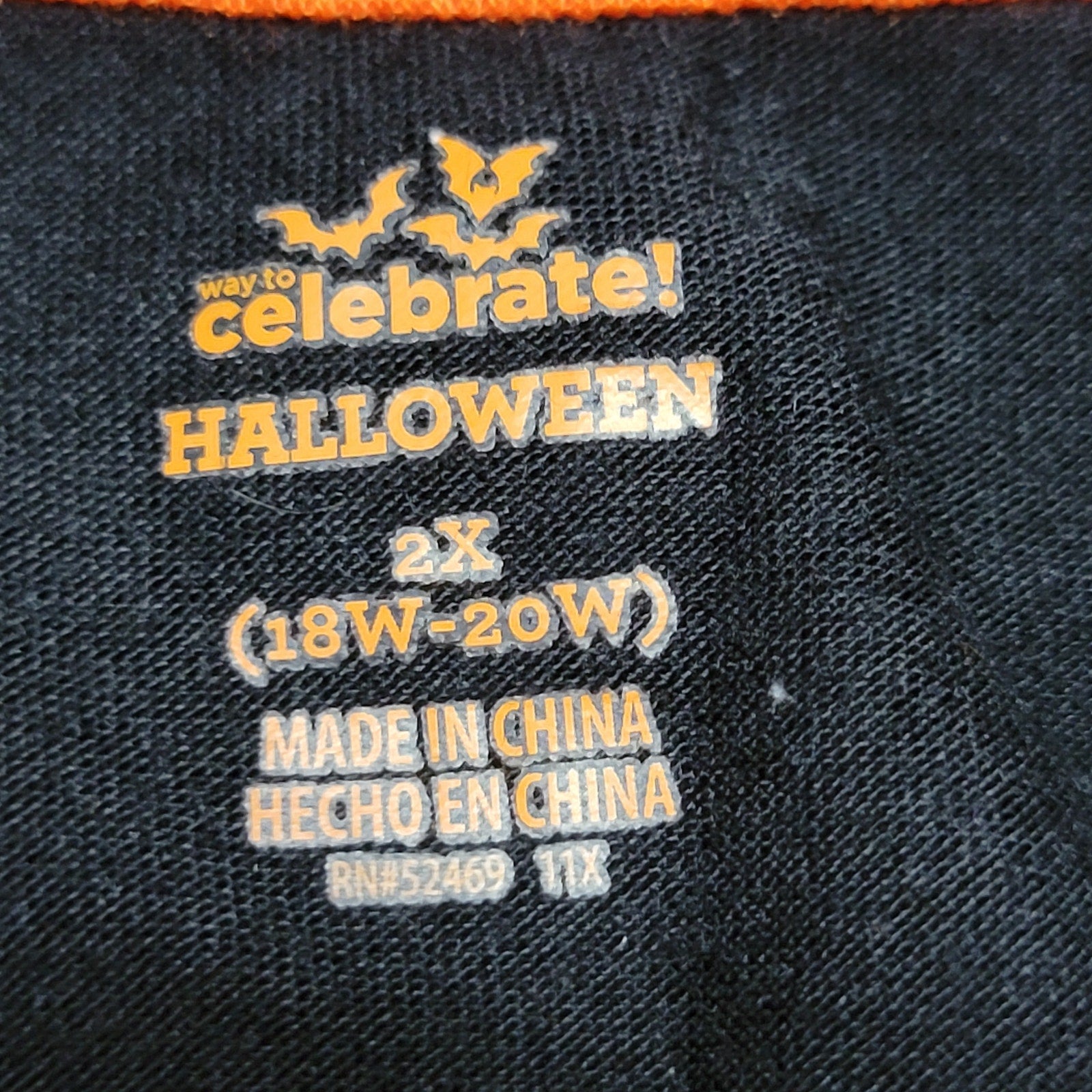 Celebrate Halloween Blouse "My Witches Brew Is Pumpkin Spice" - 2X (18w-20w)