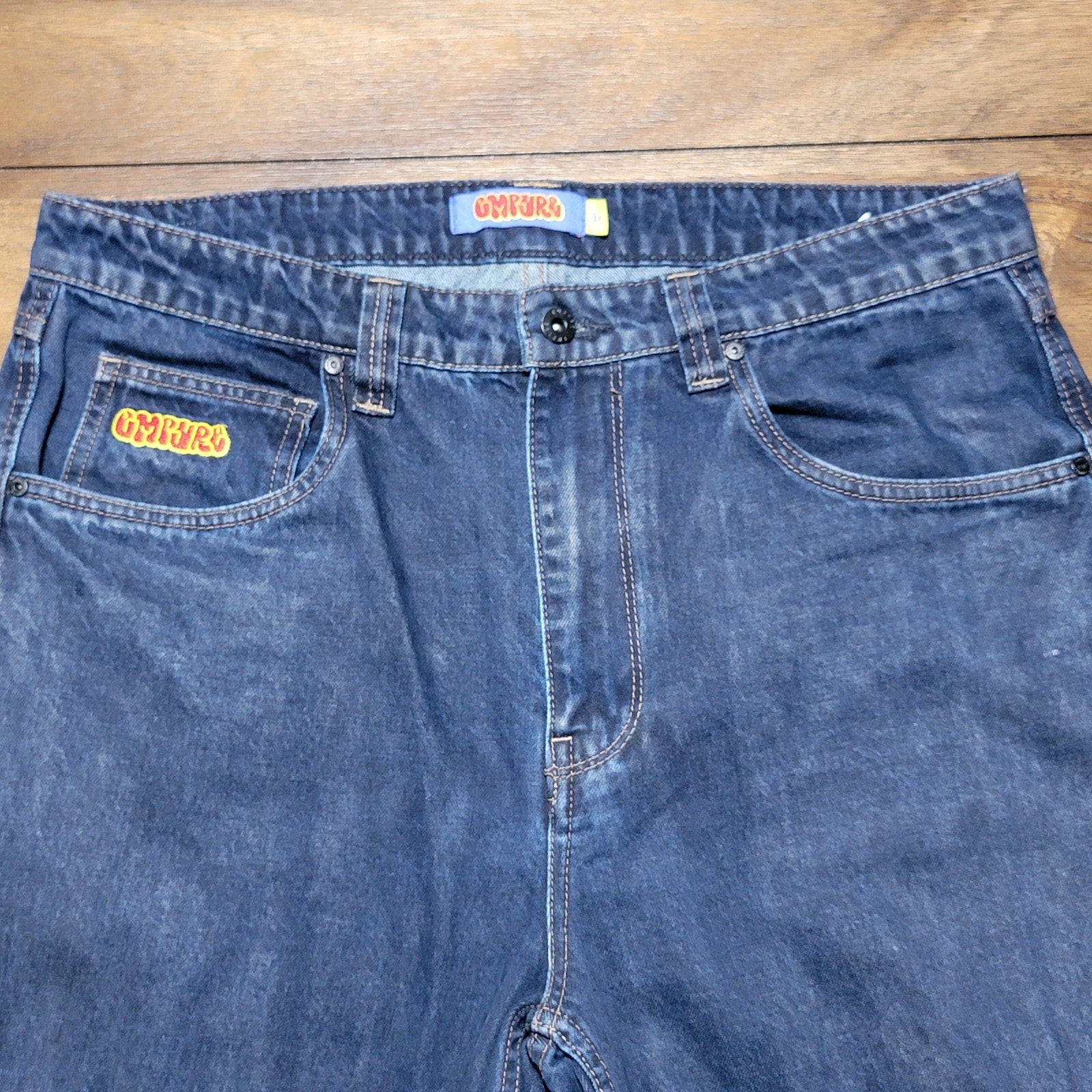Empyre Dark Wash Skate Relax Jeans - Size 34