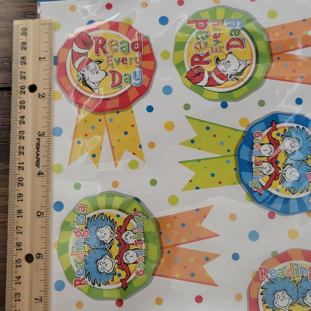 Set of 3 Dr. Seuss Stickers Sets NEW / SEALED