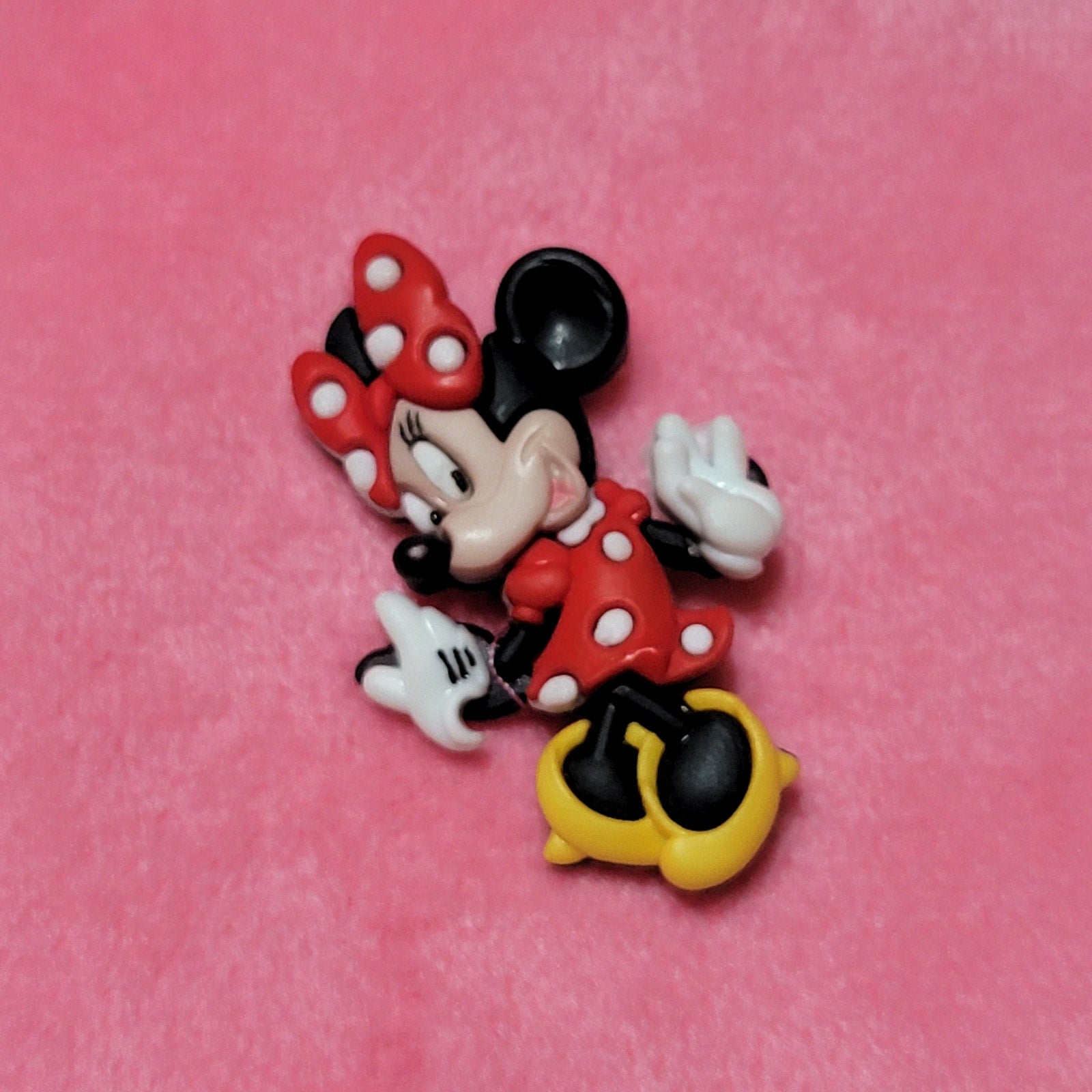 The Comfy Pink Internal Sherpa Hoodie w/ Minnie Mouse Rubber Pendant - One Size