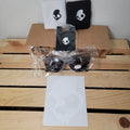 Skullcandy Promotional Items: Wrist Warmers, Sun Glasses. ID Holder & Decal -NEW