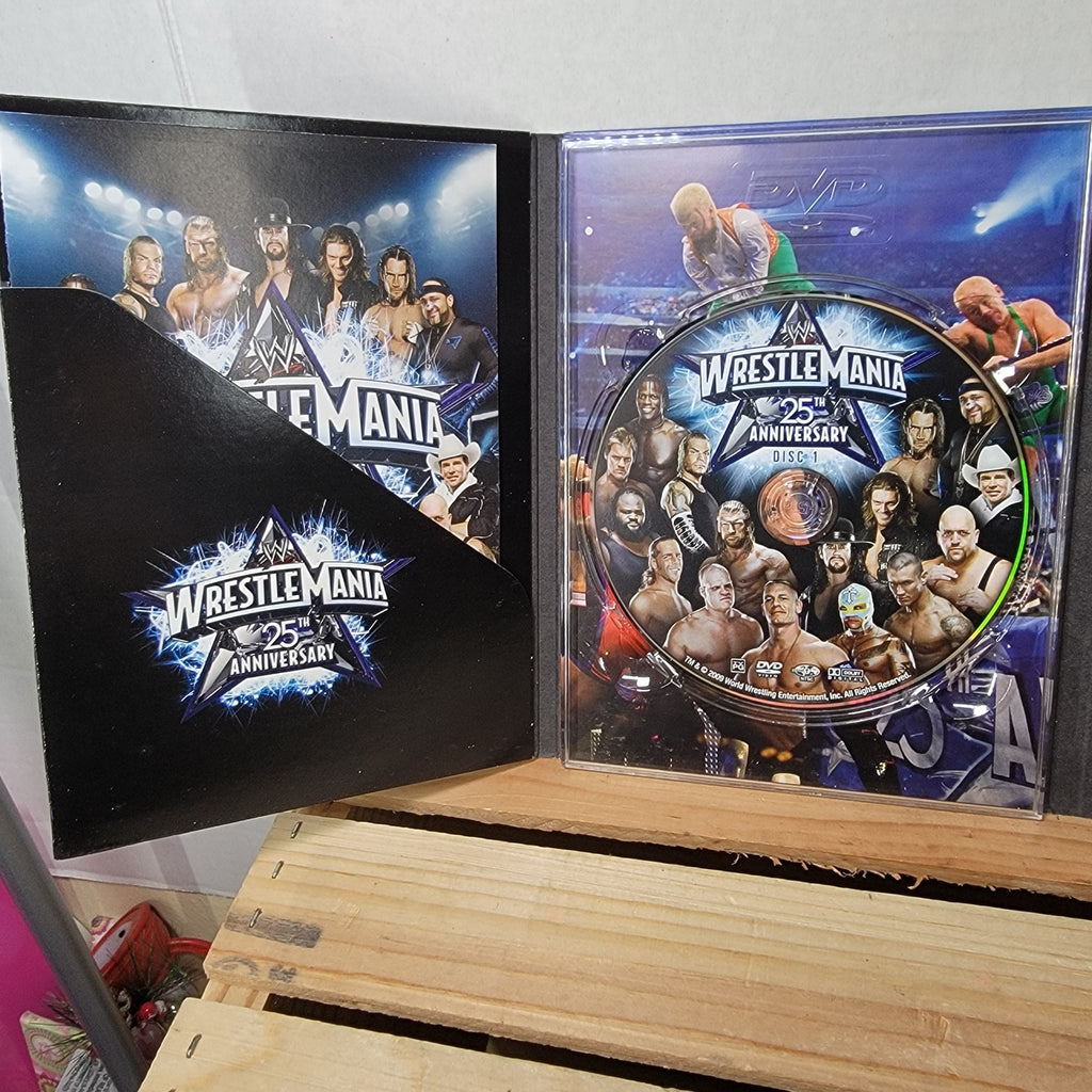 DVD WrestleMania 25th Anniversary 3 Disc Set