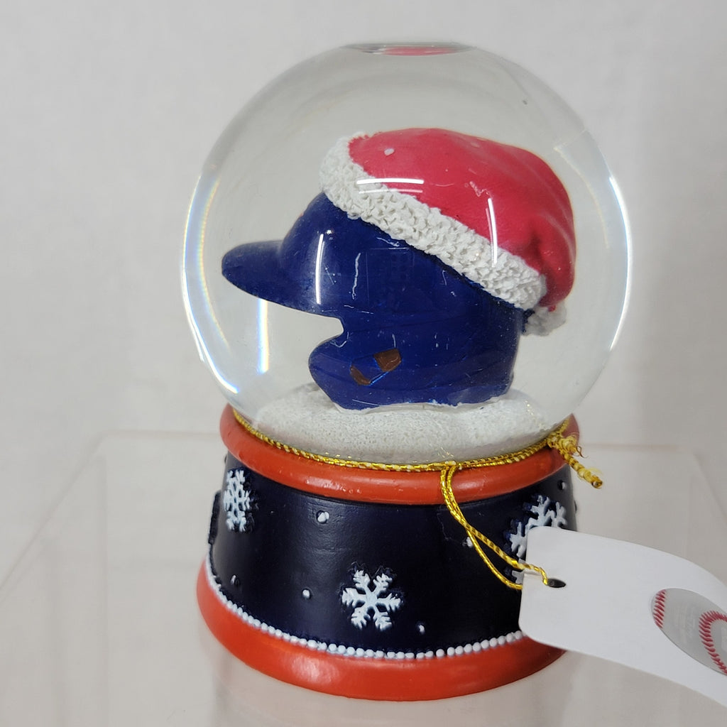 MLB Houston Astros Christmas Snow Globe Helmet w/ Santa Hat - NWT