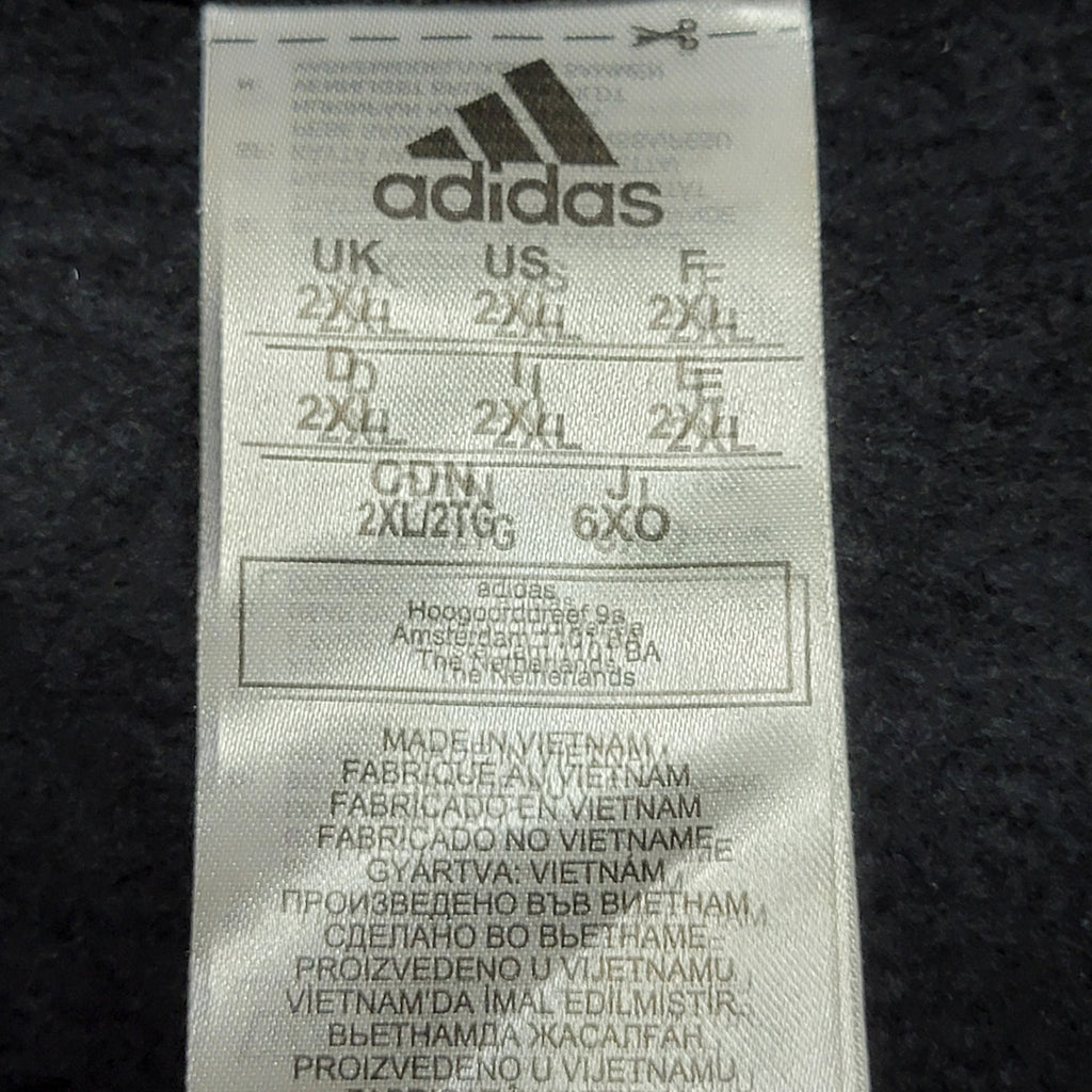 Adidas Oversized Black LS Unisex Sweat Shirt - Size 2XL
