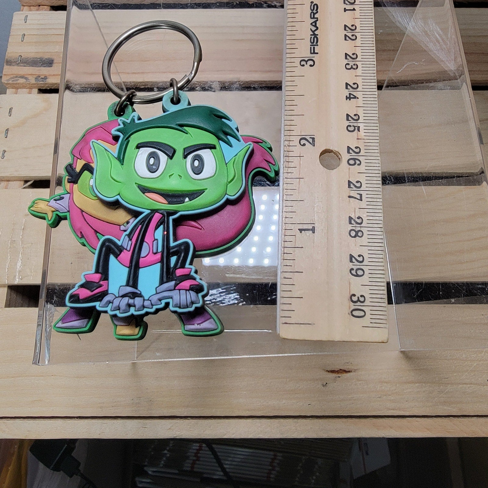Teen Titan Go! Soft PVC Keychain Starfire & Beast Boy