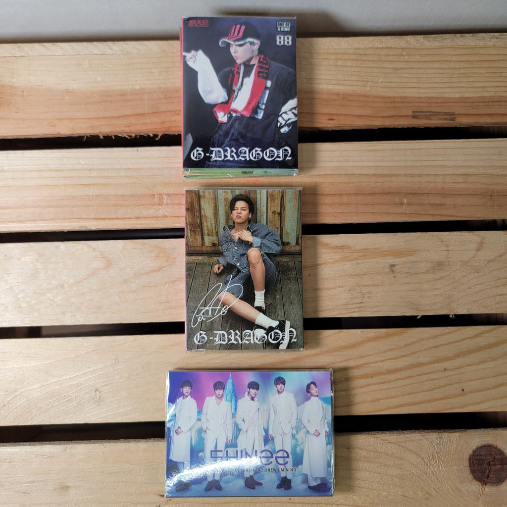 Set of 3 Photocard Memo Sets: 2 G-Dragon & 1 Shinee - NEW