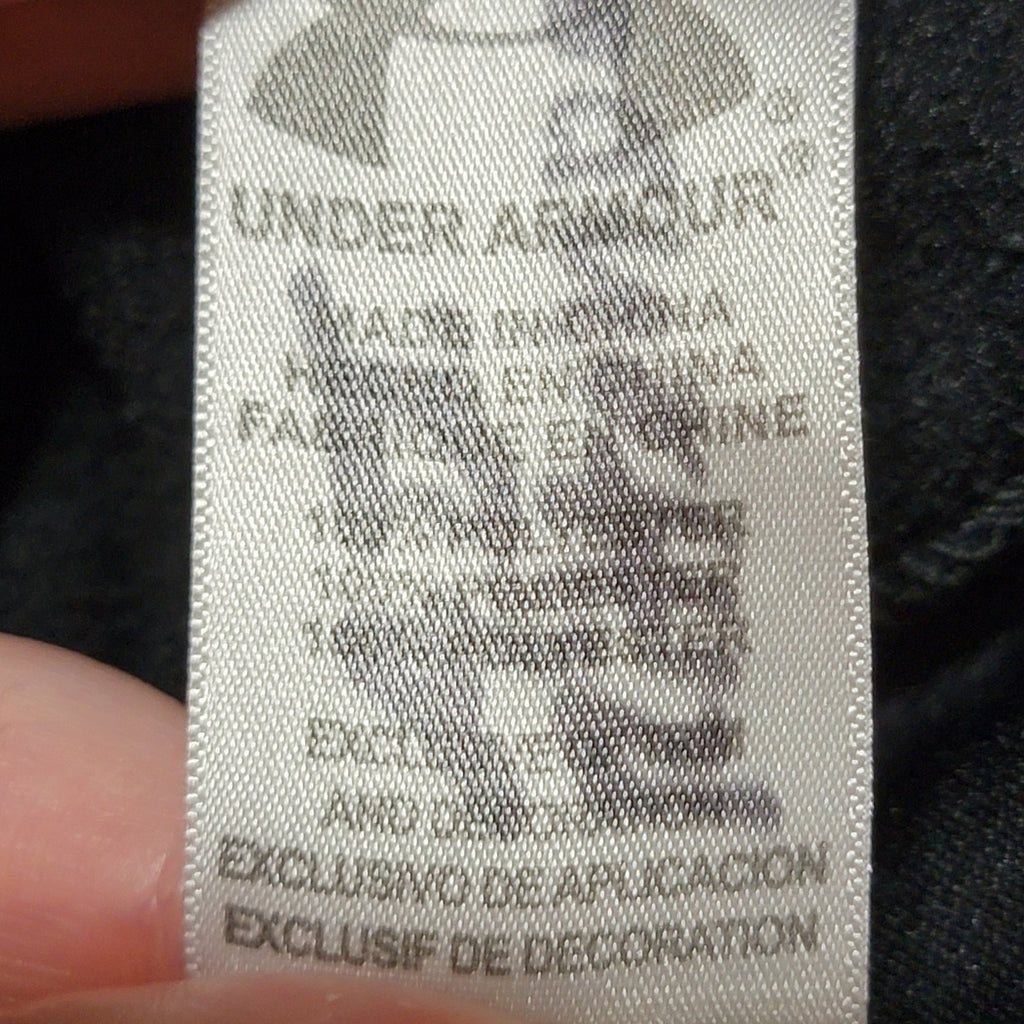 Under Armour Infant Full Zip Black Hooded Jacket - Size 24M