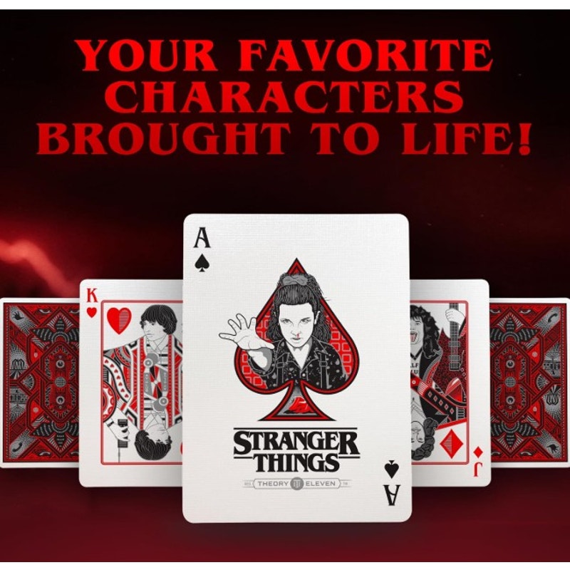 Theory Eleven Stranger Things Playing Cards - NEW / SEALED