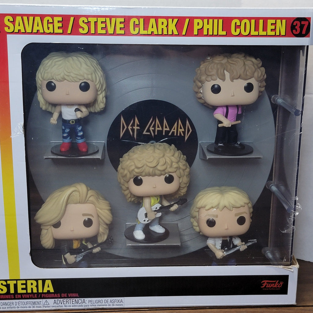 Pop! Albums Def Leppard Hysteria Vinyl Figures - NEW / SEALED