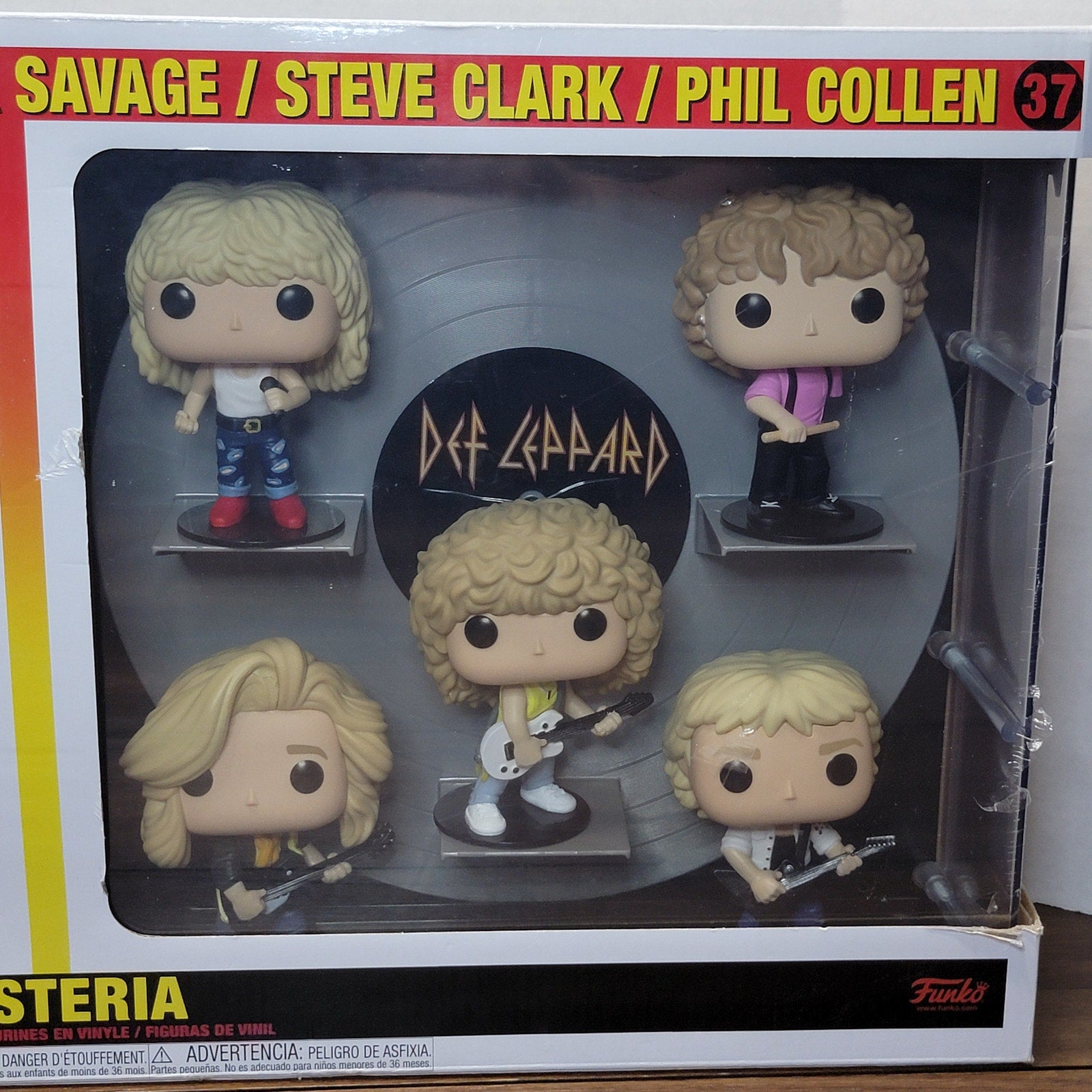 Pop! Albums Def Leppard Hysteria Vinyl Figures - NEW / SEALED