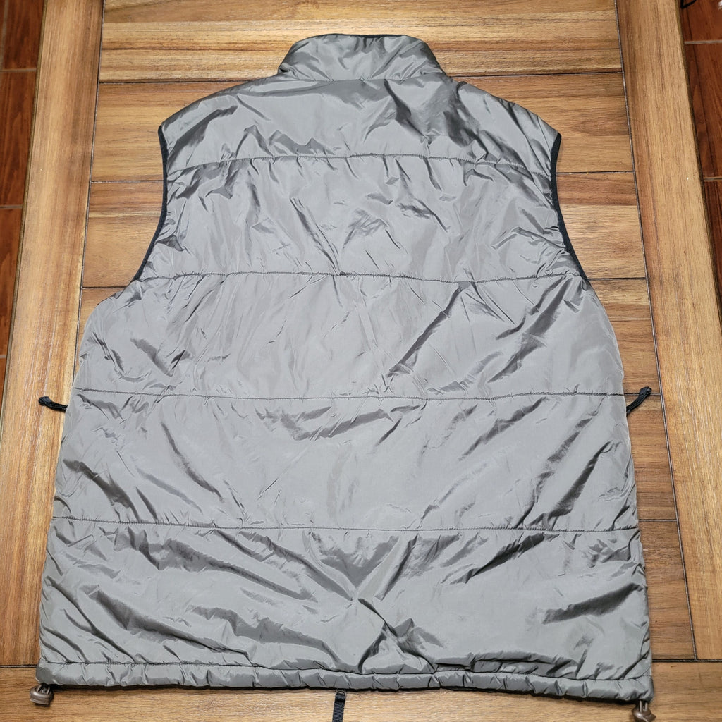 Kangol Dark Green Puffer Vest w/ 2-Way Zipper - Size Large