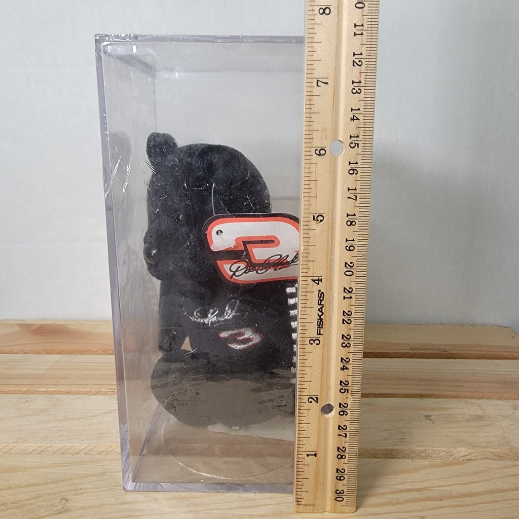 VTG Gold N Bears Plush Dale Earnhardt Sr #3 Bear in Display Case - NEW / SEALED