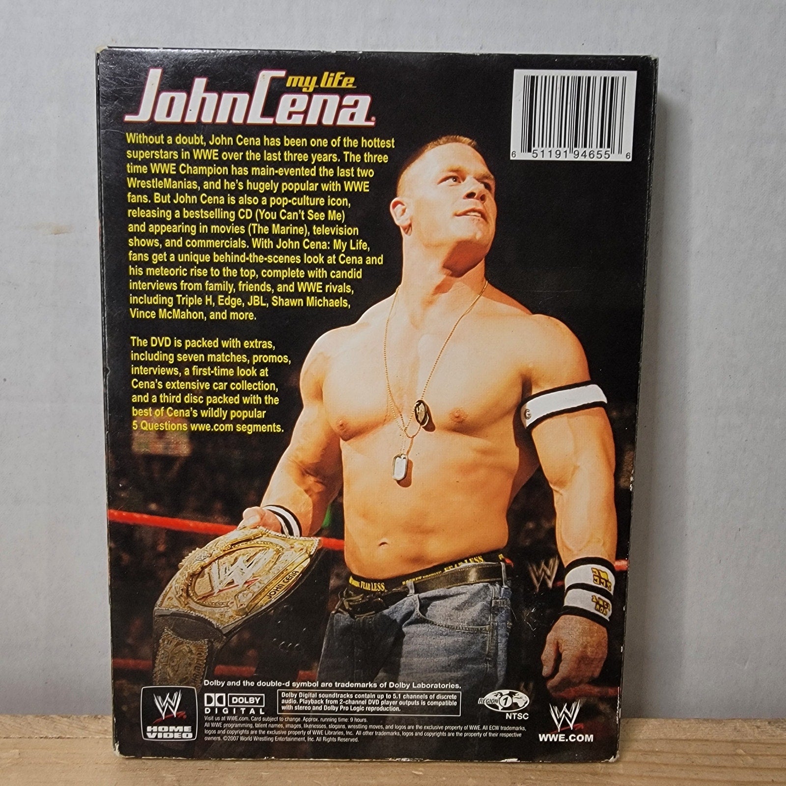 DVD John Cena My Life 3 Disc Collection