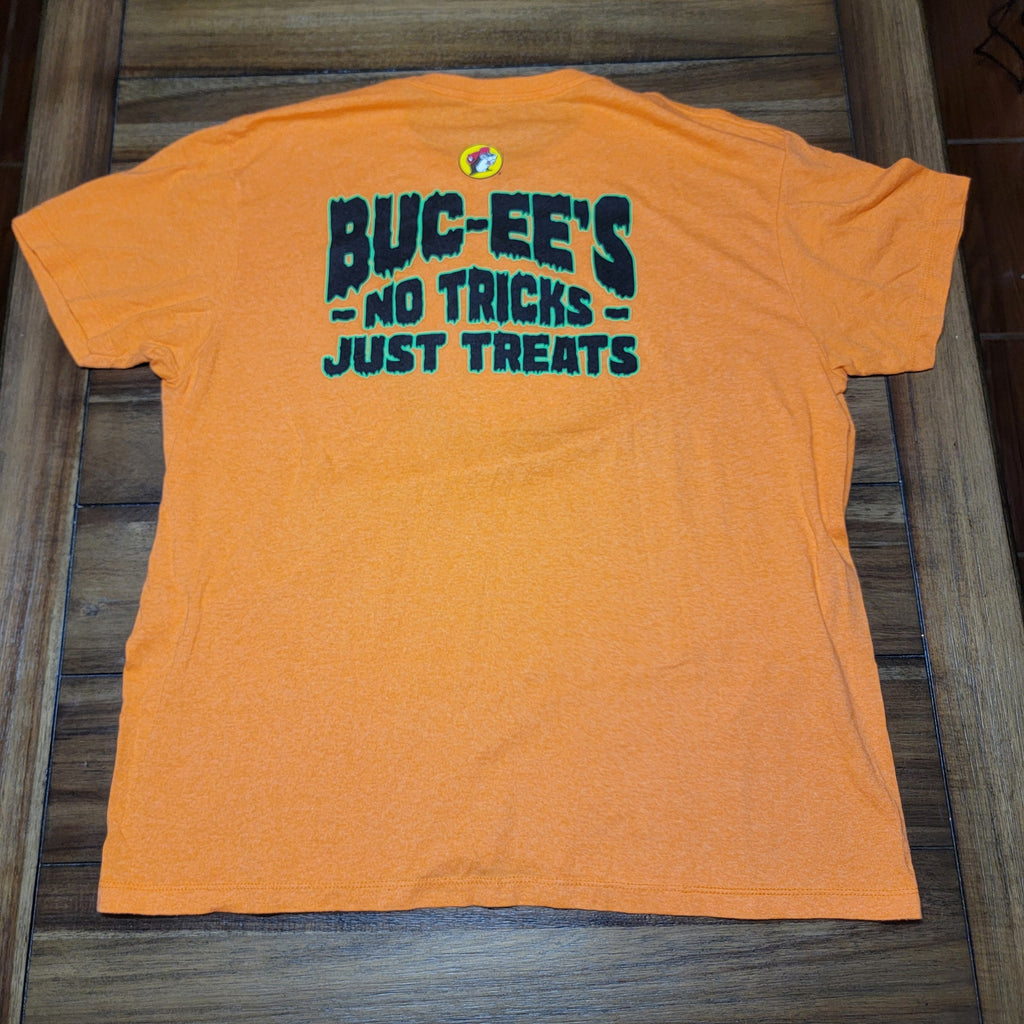 Buc-ee's Halloween Orange Unisex Tee "Franken-Beaver" - Size XL