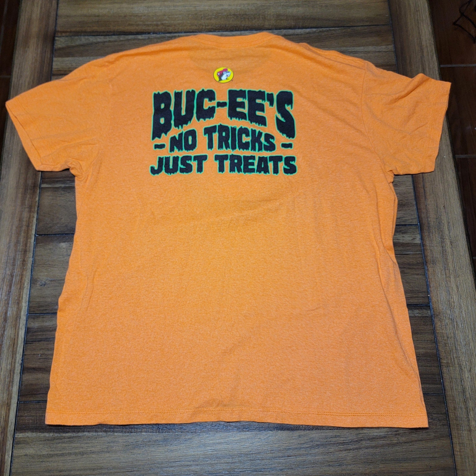Buc-ee's Halloween Orange Unisex Tee "Franken-Beaver" - Size XL