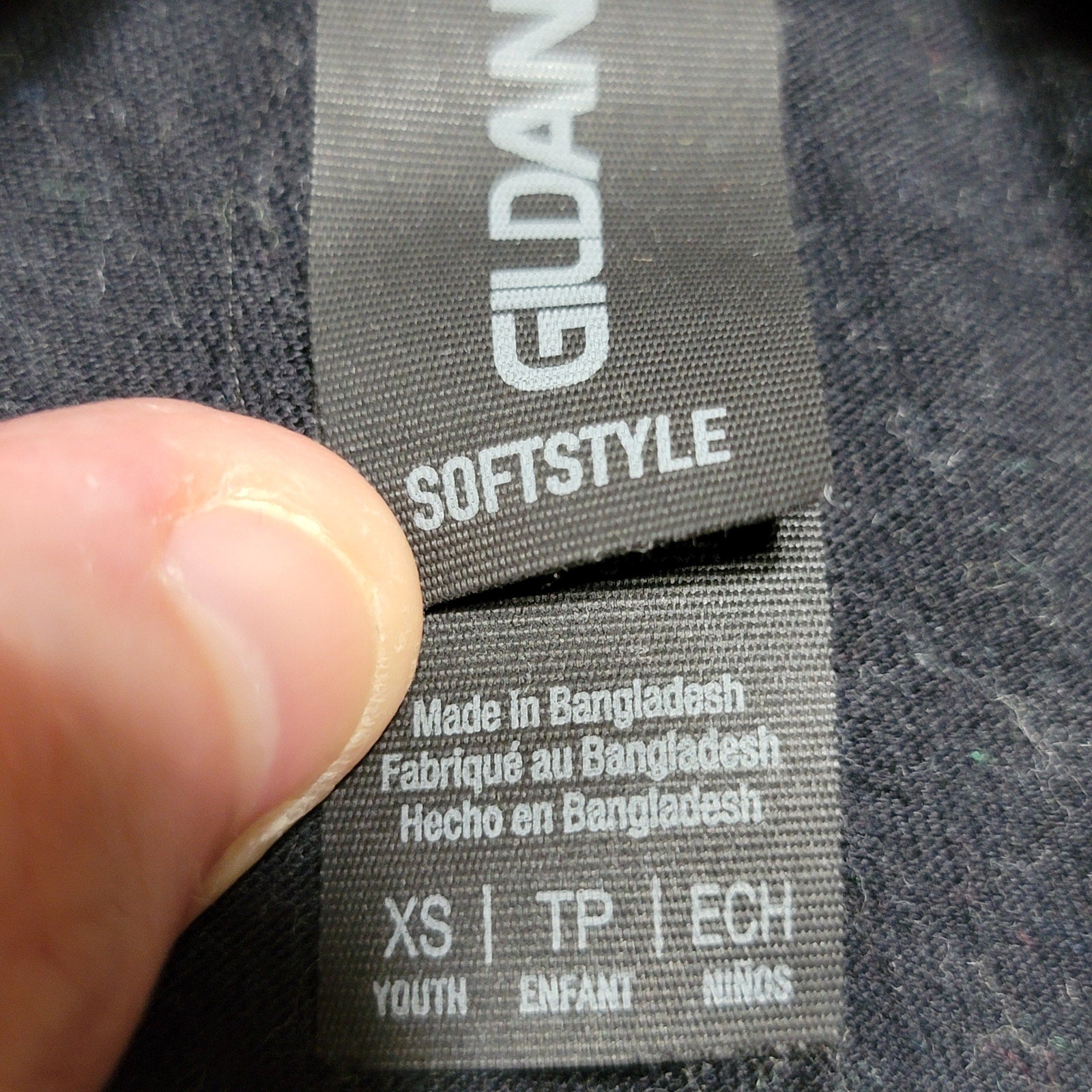 Off To See The Wizard Kids Black Tee (Gildan) - Size XS