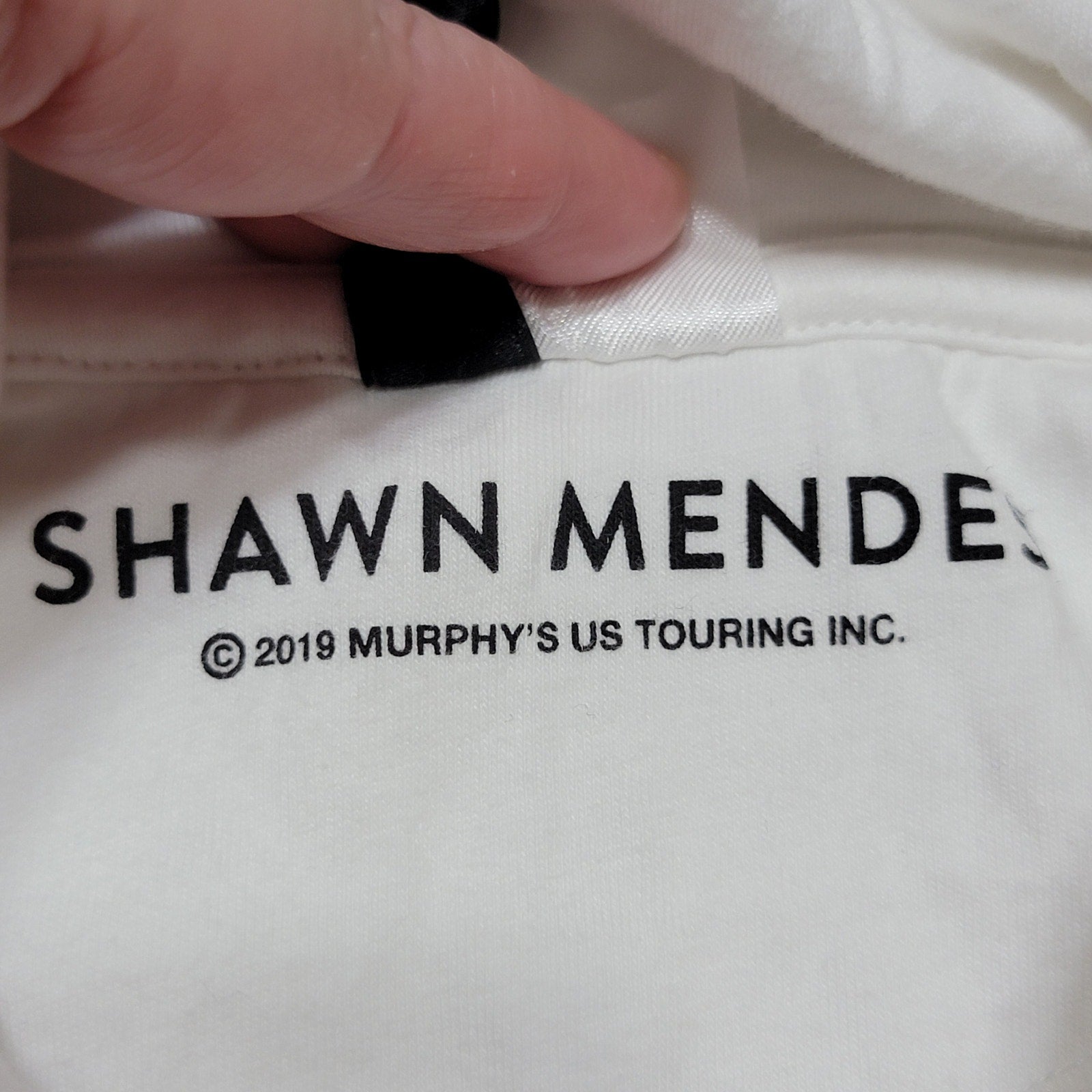 Shawn Mendez The Tour LS White Unisex Hoodie "Youth" - Size XL