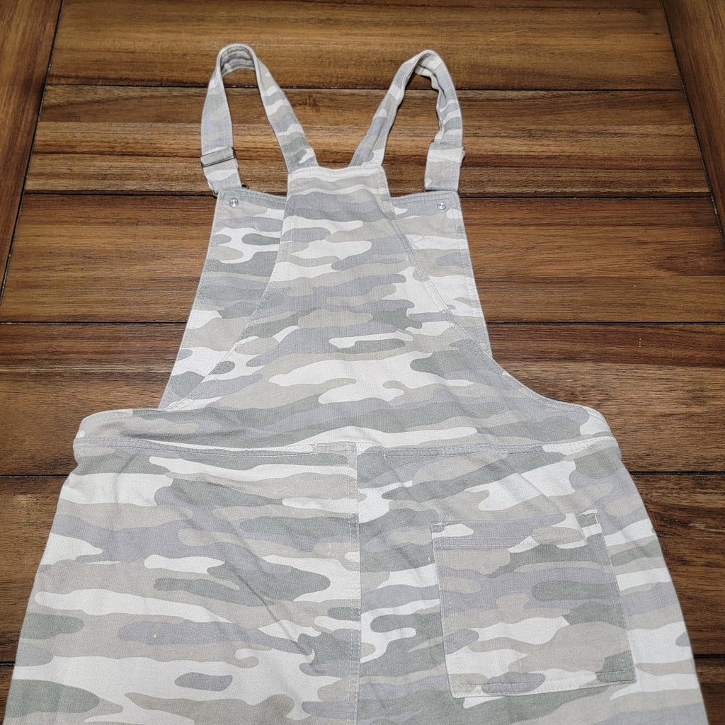 Wall Flower Grey Camo Pants Overalls - Size Large