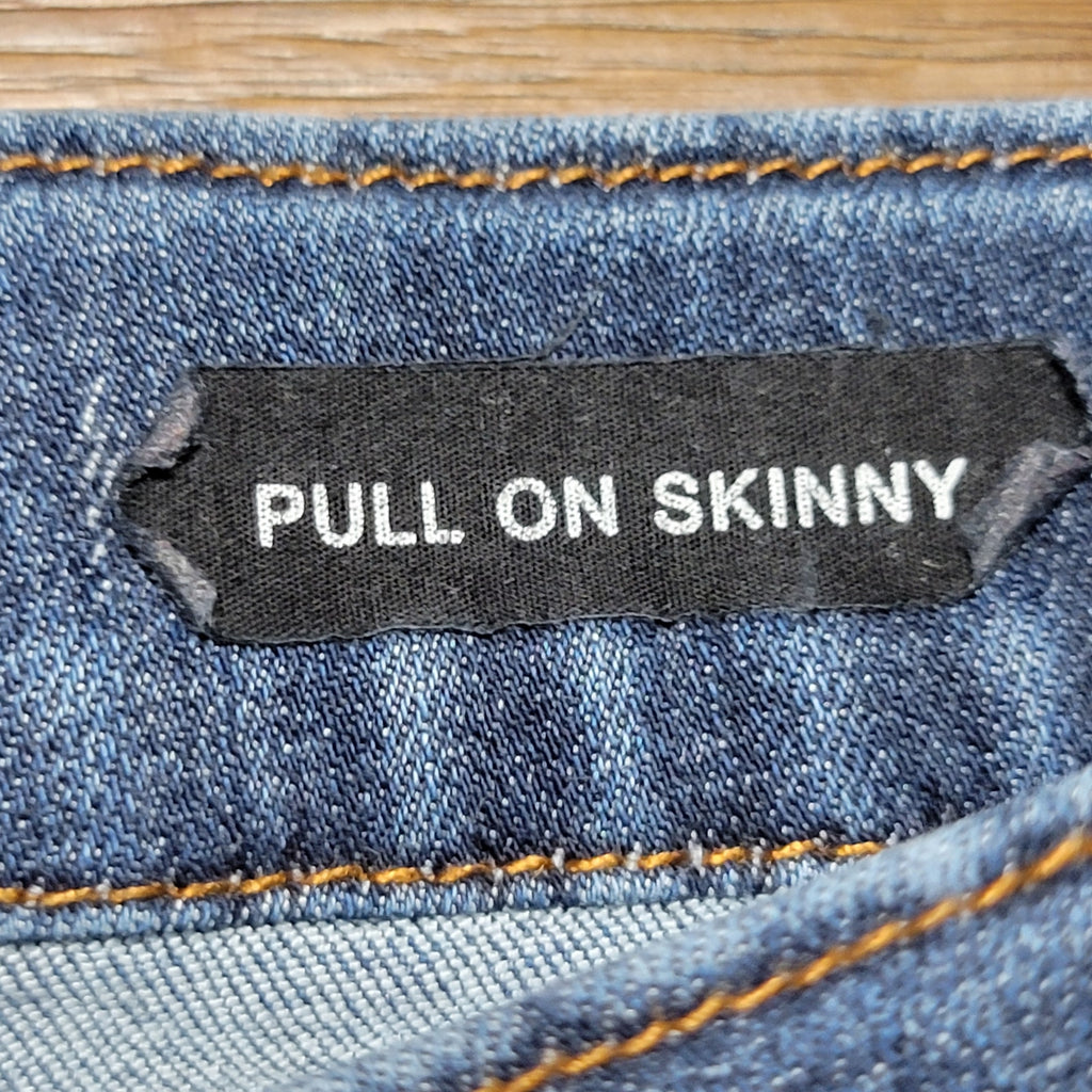 Judy Blue Pull On Skinny Denim Jeans w/ Faux Front Pockets - Size 9/29