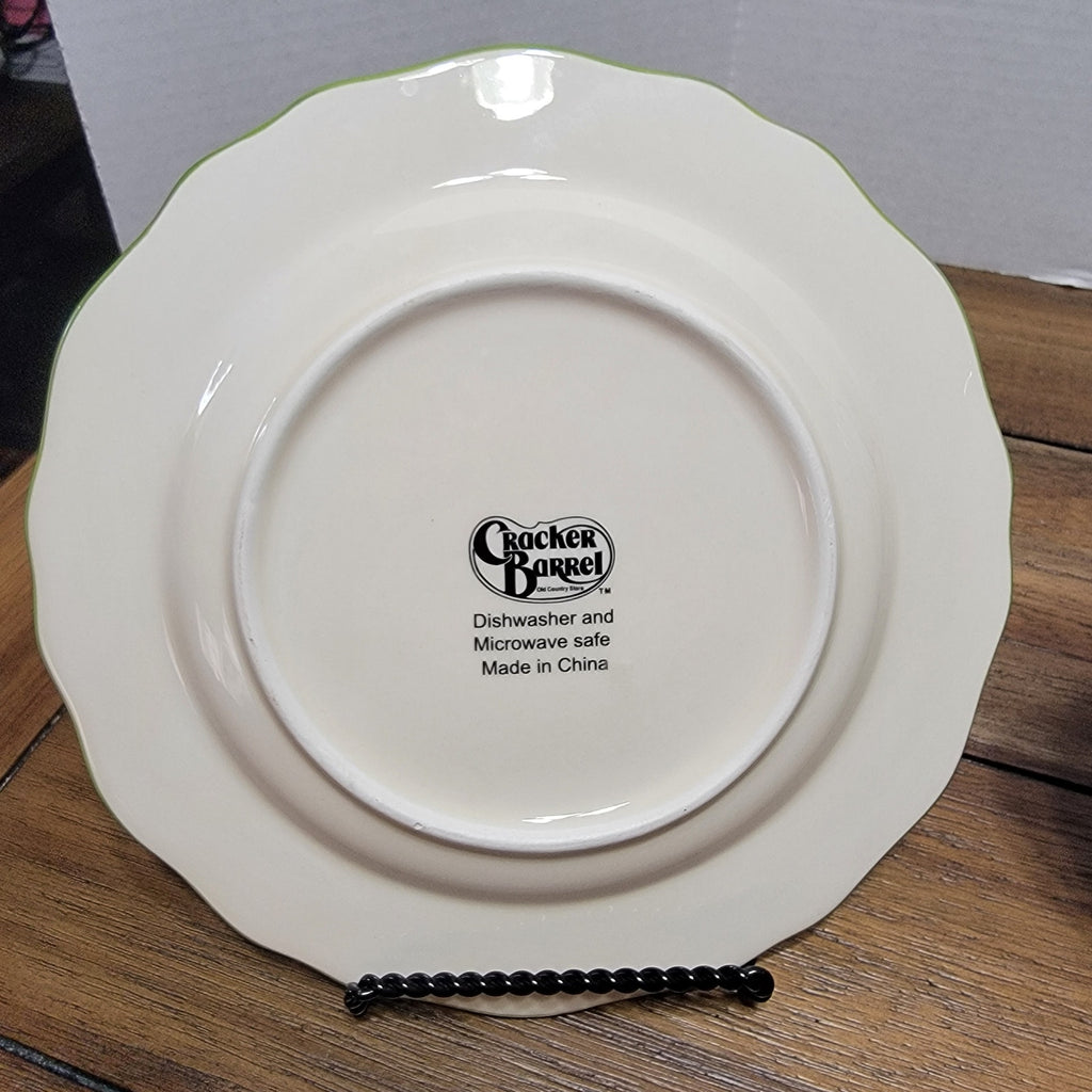 Set of 3 Cracker Barrel Positive Sayings Floral Plates