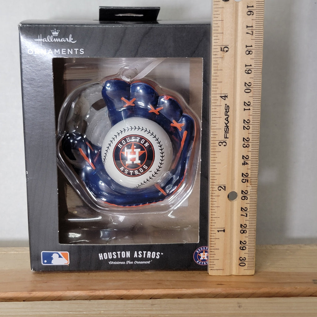 Hallmark X Houston Astros Ball in Glove Ornament - NEW / SEALED